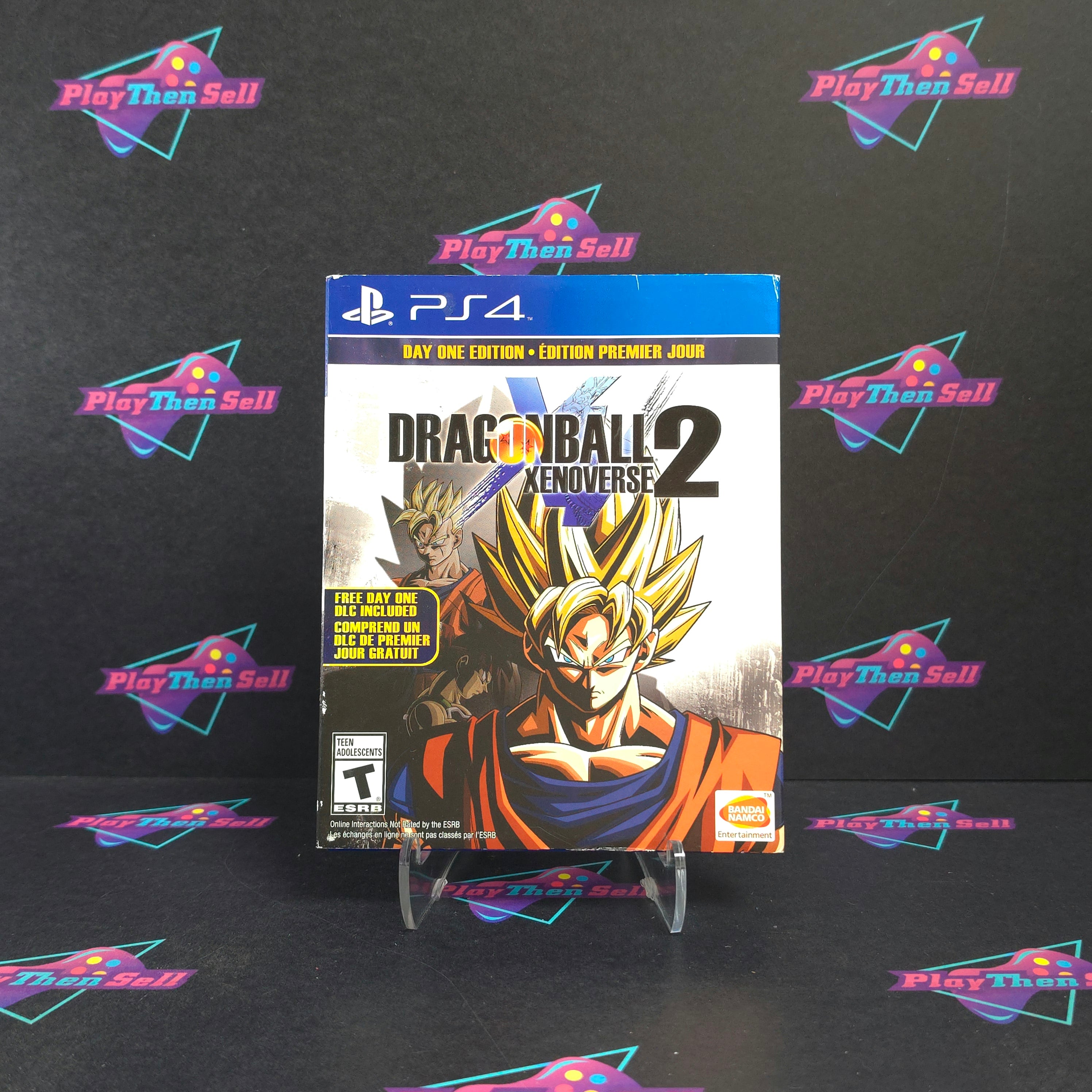 Dragon Ball Xenoverse 2 Day One Ed. PS4 PlayStation 4 + Sleeve Complete - Excellent