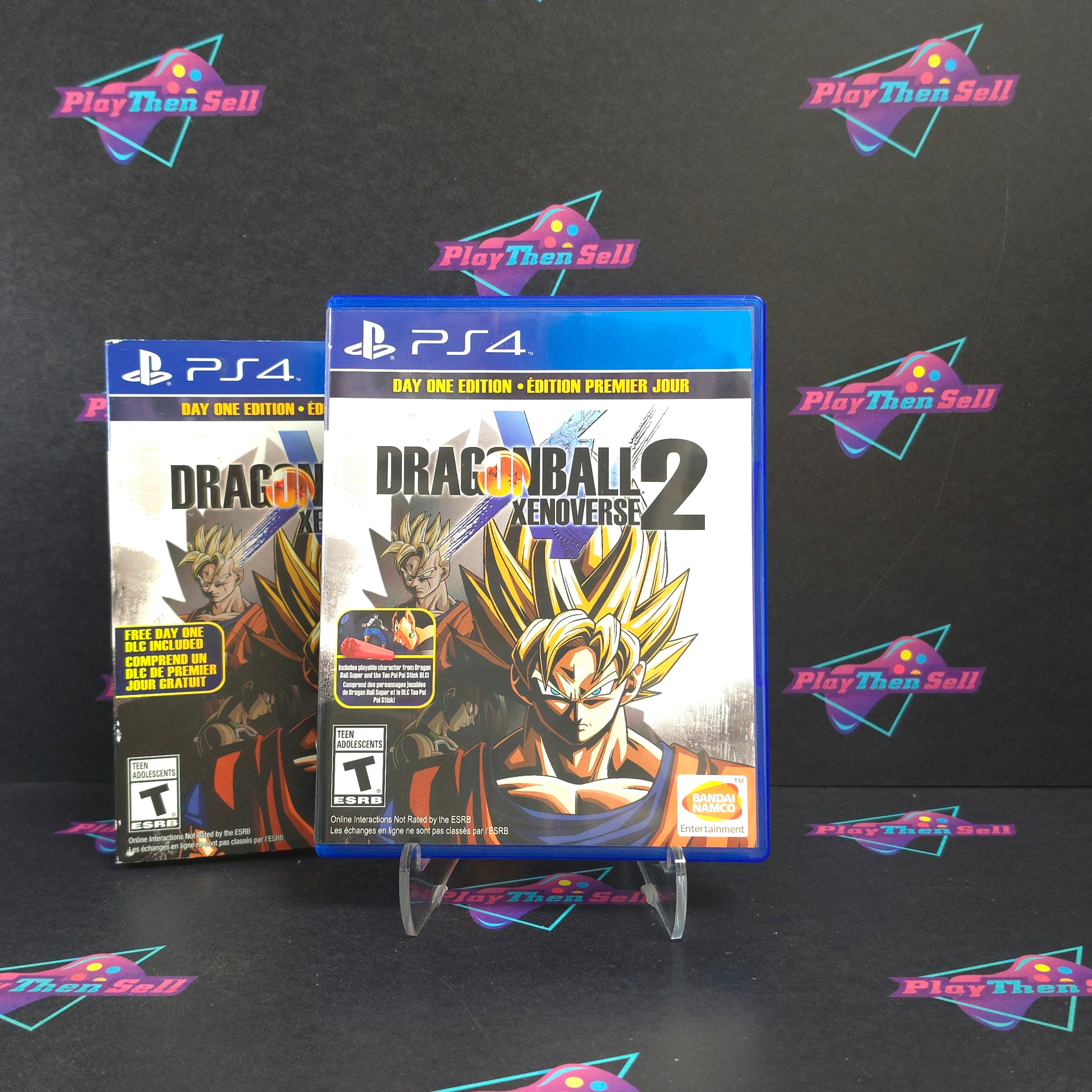 Dragon Ball Xenoverse 2 Day One Ed. PS4 PlayStation 4 + Sleeve Complete - Excellent