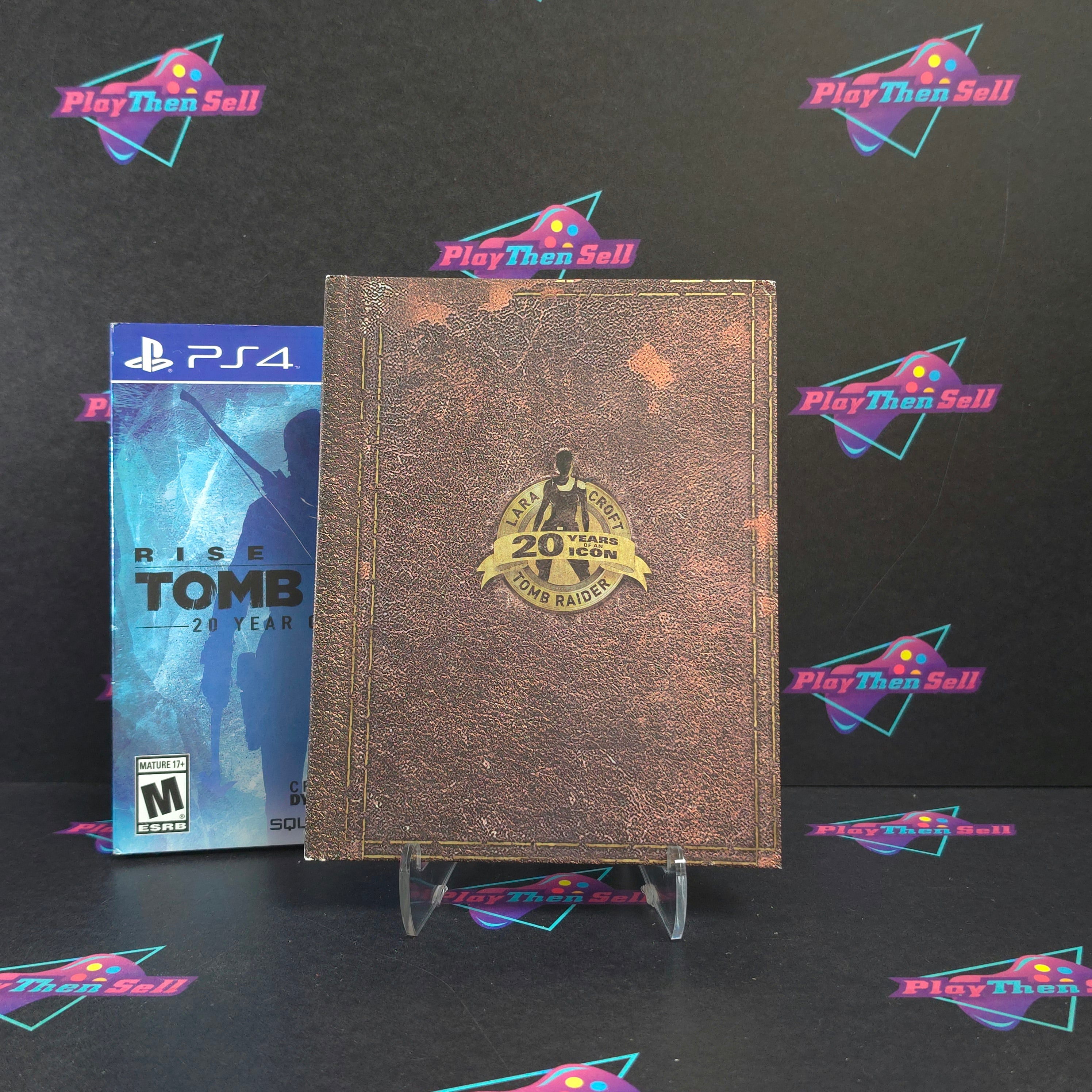 Rise of the Tomb Raider 20 Year Celebration PS4 PlayStation 4 + Sleeve Complete - Excellent