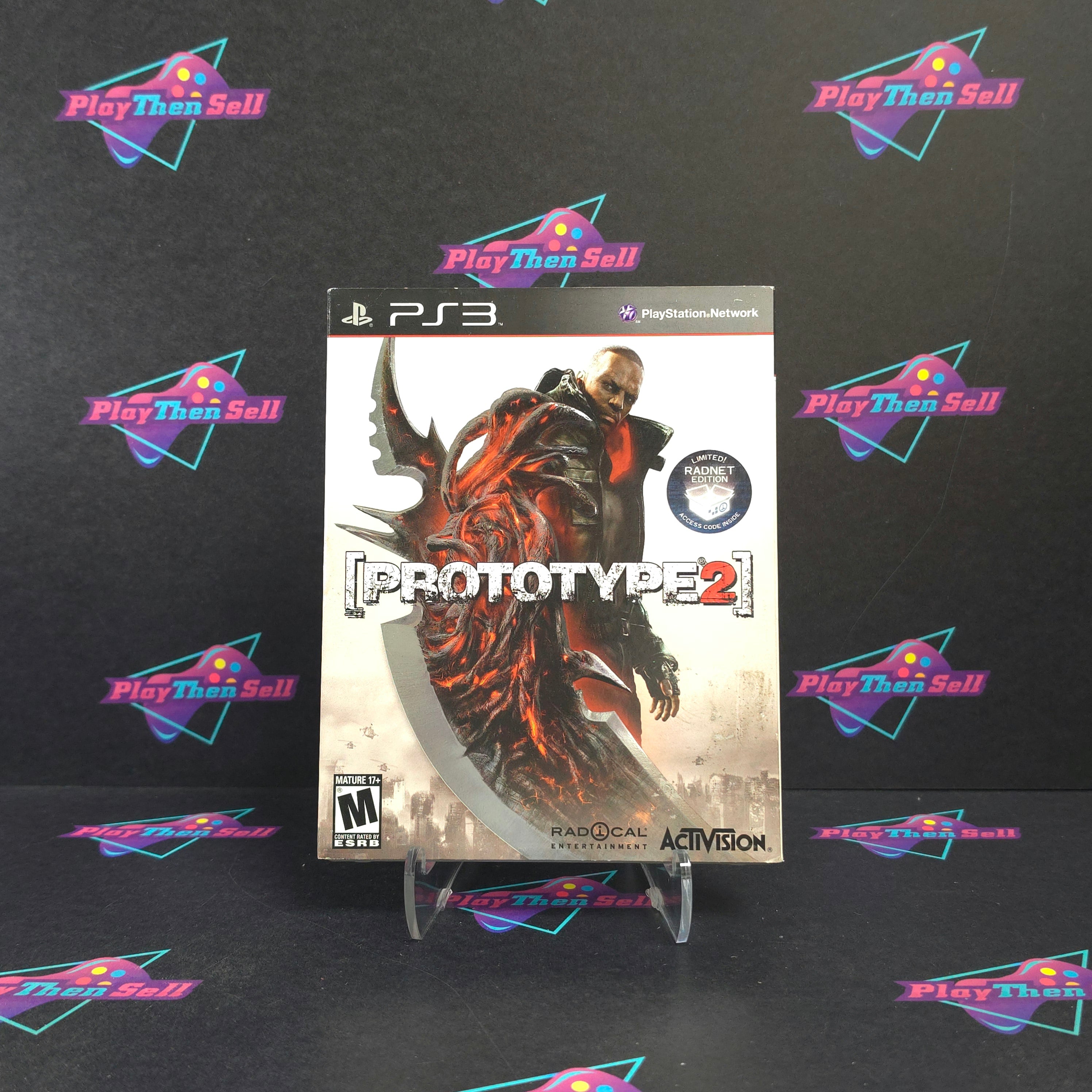 Prototype 2 PS3 PlayStation 3 + Sleeve Radnet Edition Complete - Excellent