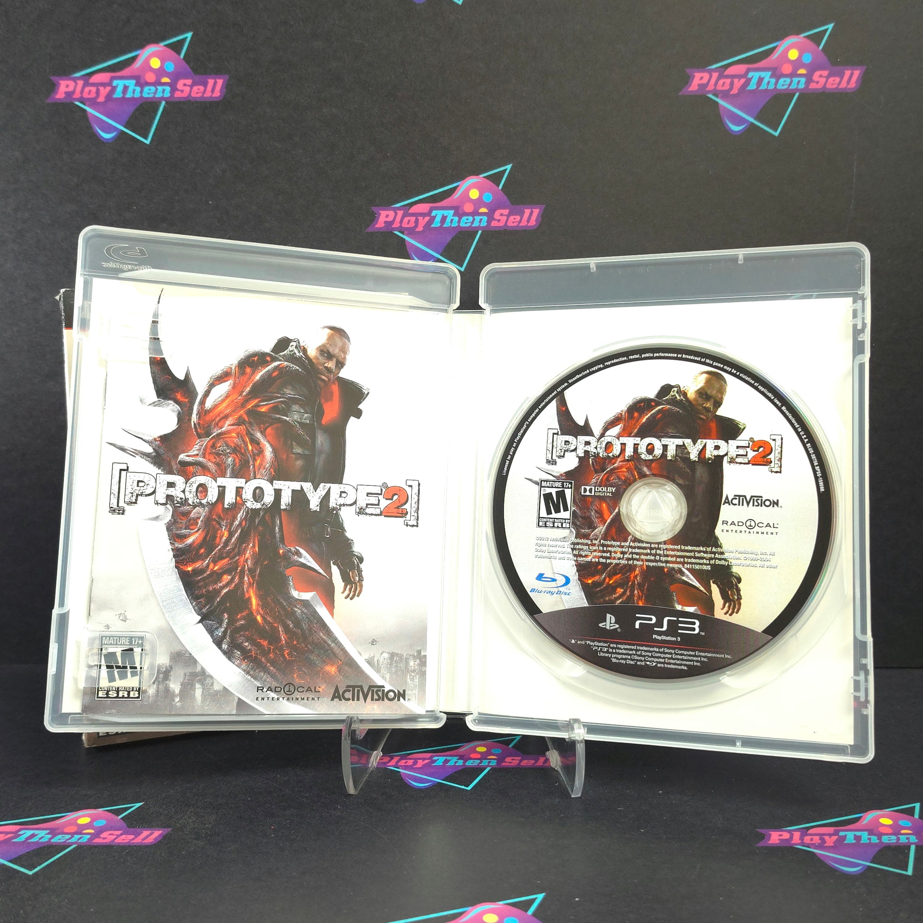 Prototype 2 PS3 PlayStation 3 + Sleeve Radnet Edition Complete - Excellent