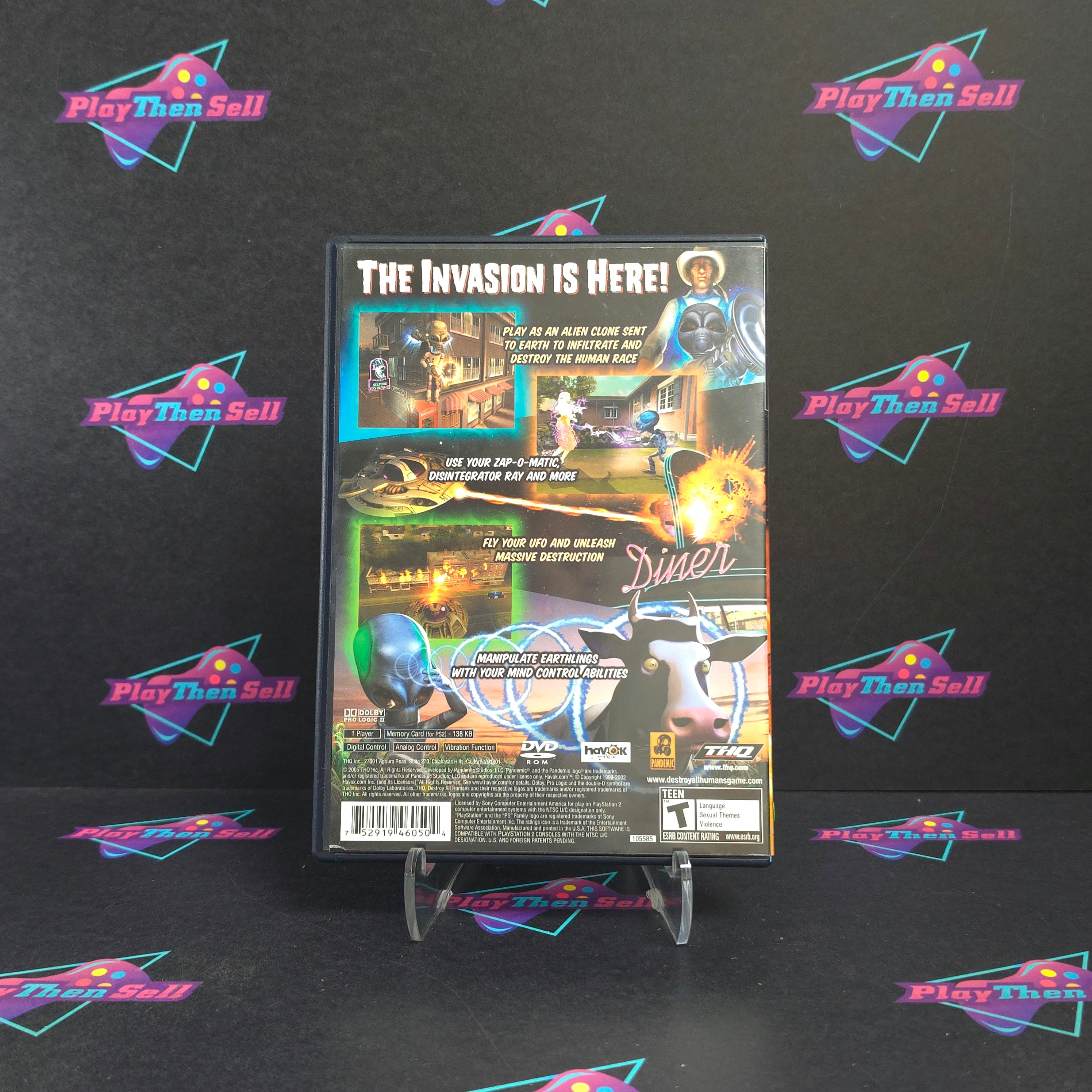 Destroy All Humans PS2 PlayStation 2 - Very Good
