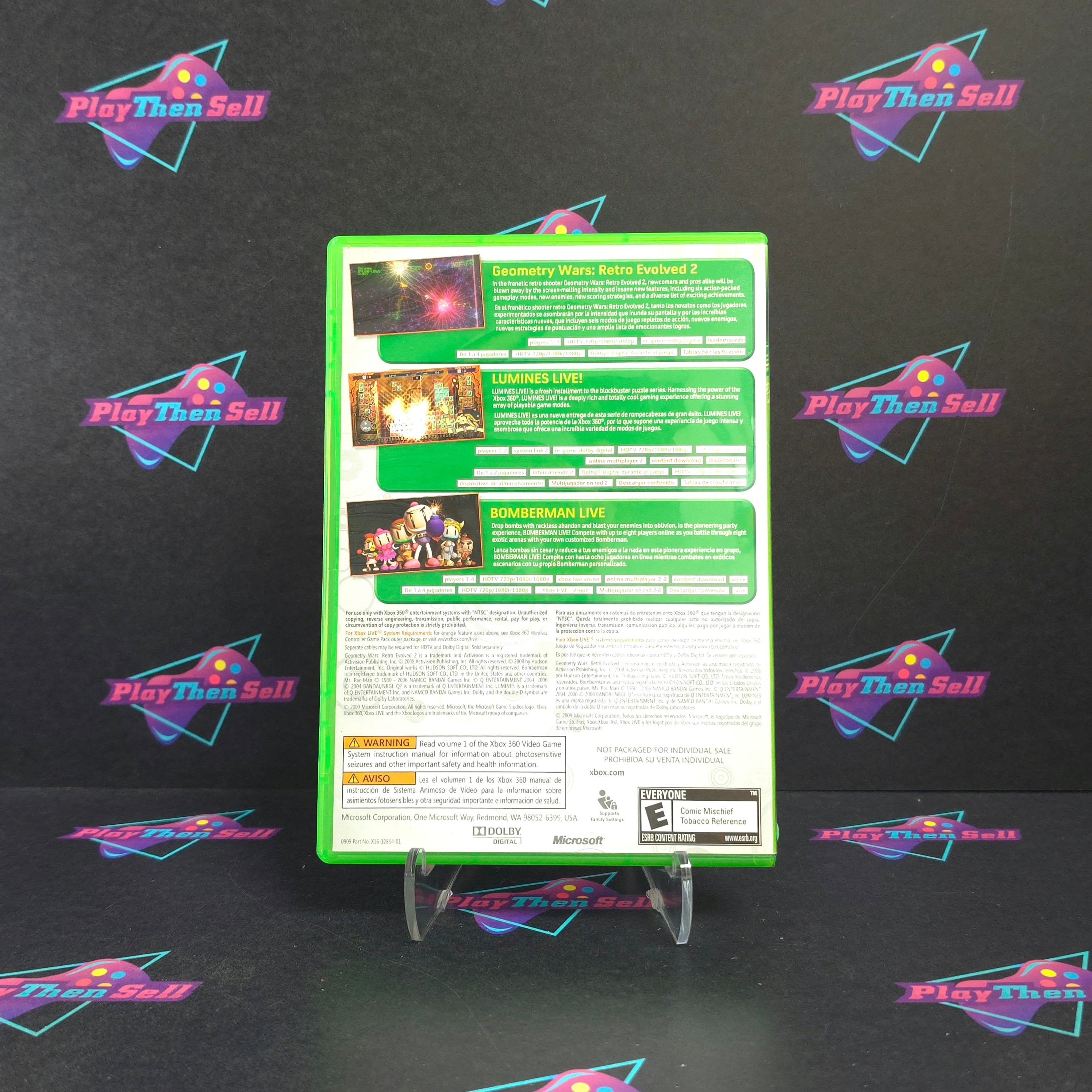 Xbox Live Arcade Game Pack Xbox 360 - Excellent