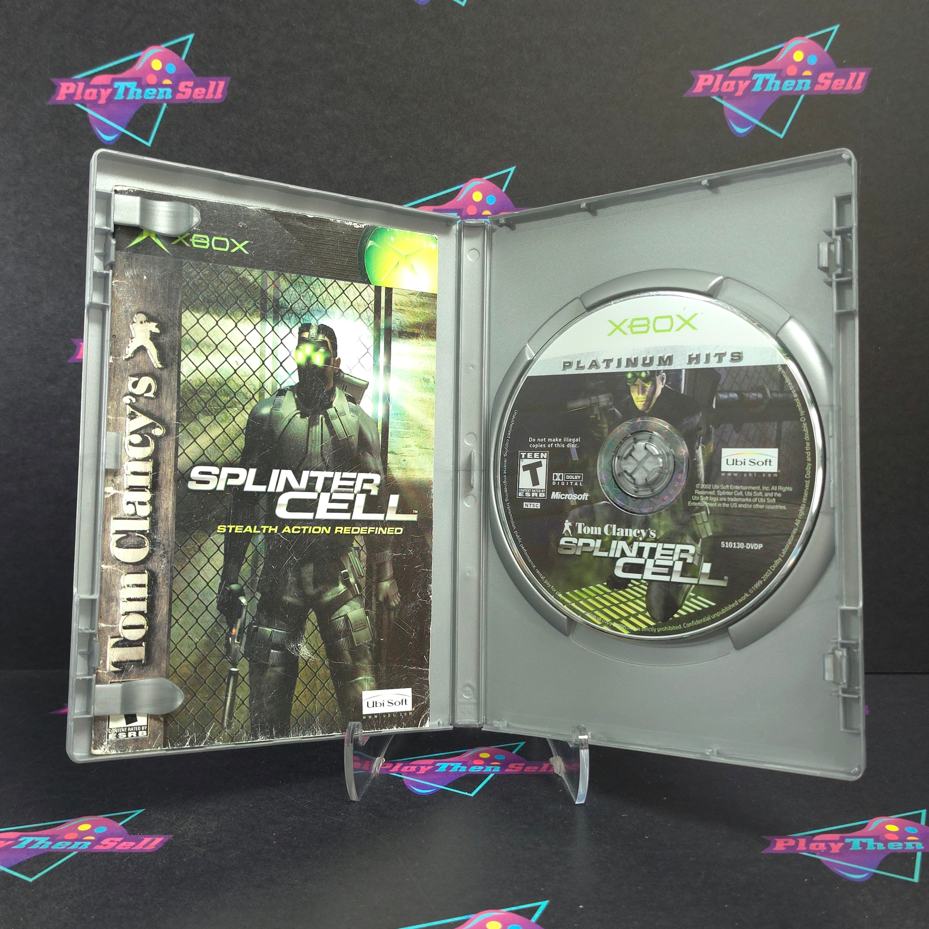 Tom Clancy's Splinter Cell Xbox PH + Reg Complete - Very Good