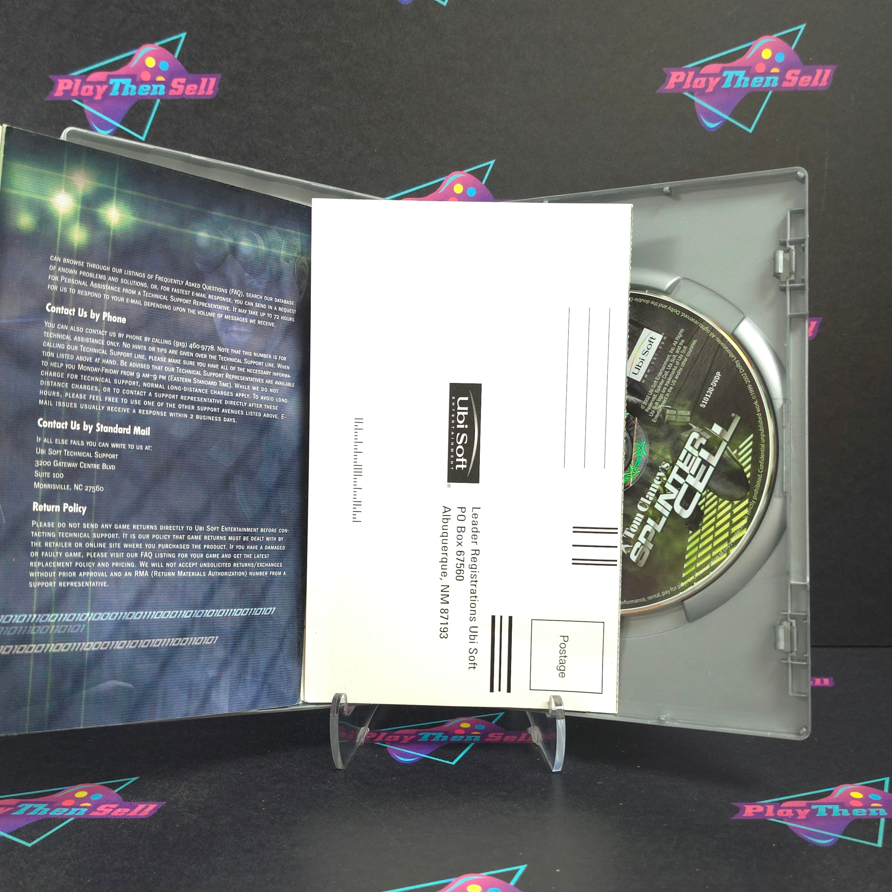 Tom Clancy's Splinter Cell Xbox PH + Reg Complete - Very Good