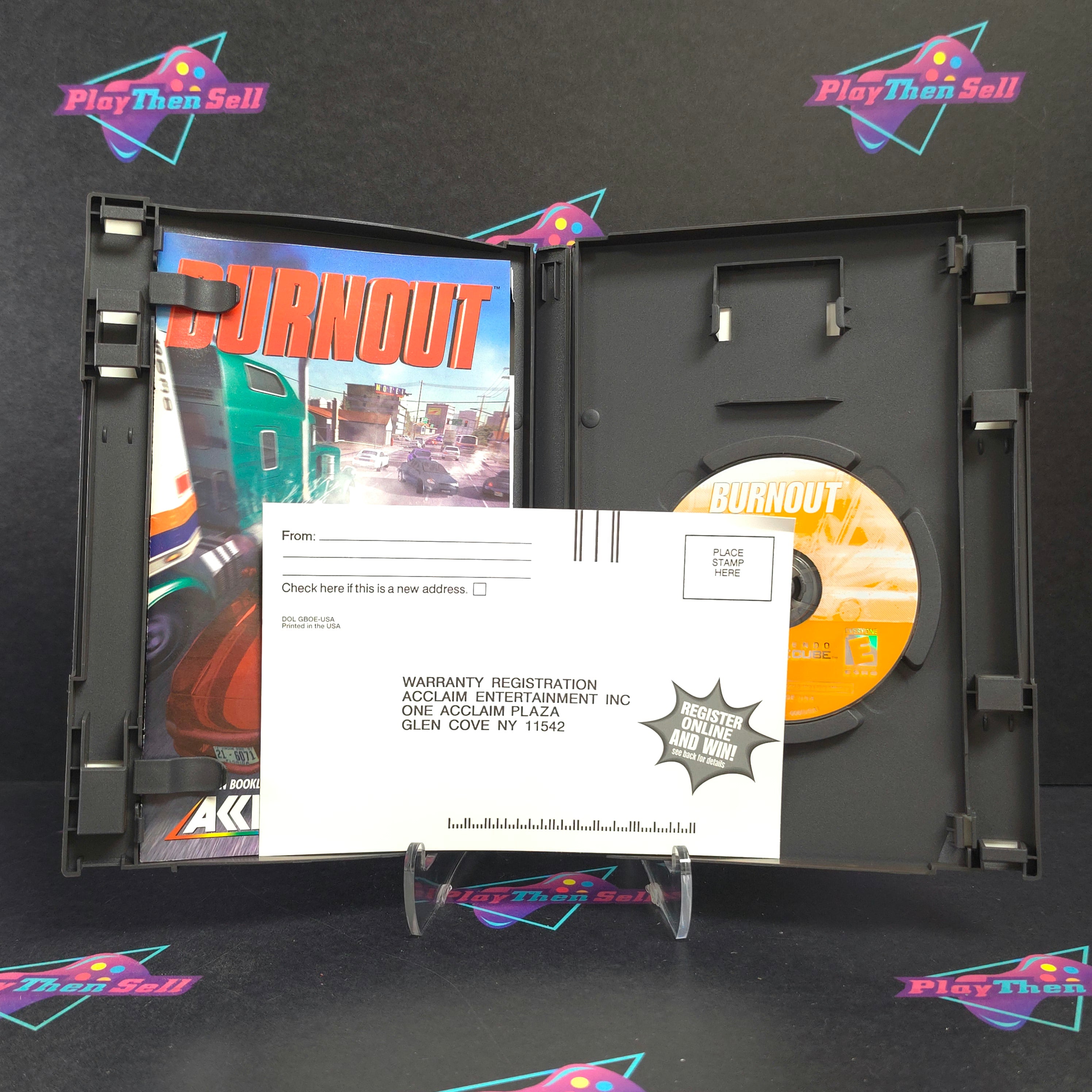 Burnout Nintendo GameCube + Reg Complete - Excellent