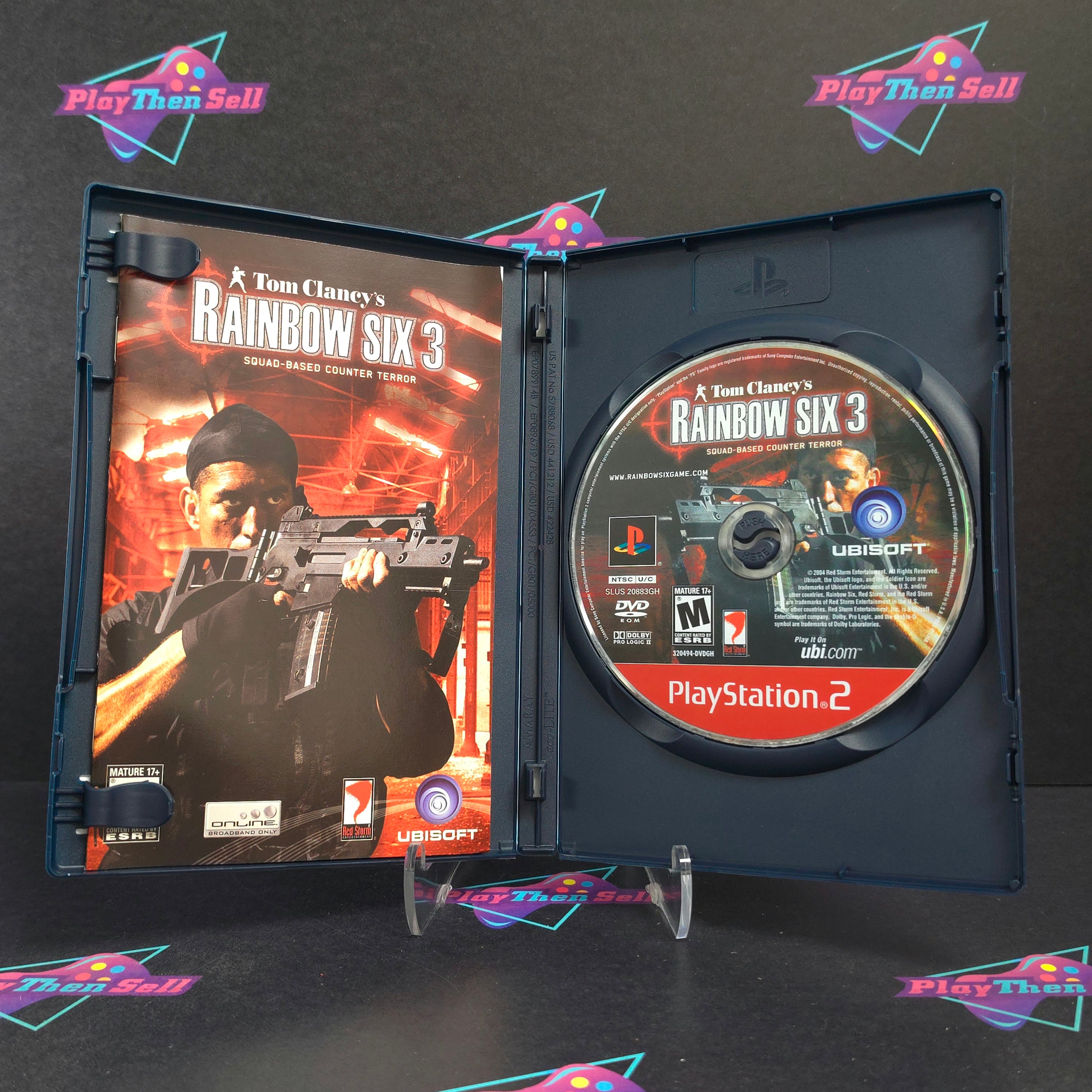 Tom Clancy's Rainbow Six 3 PS2 PlayStation 2 GH + Reg Complete - Excellent