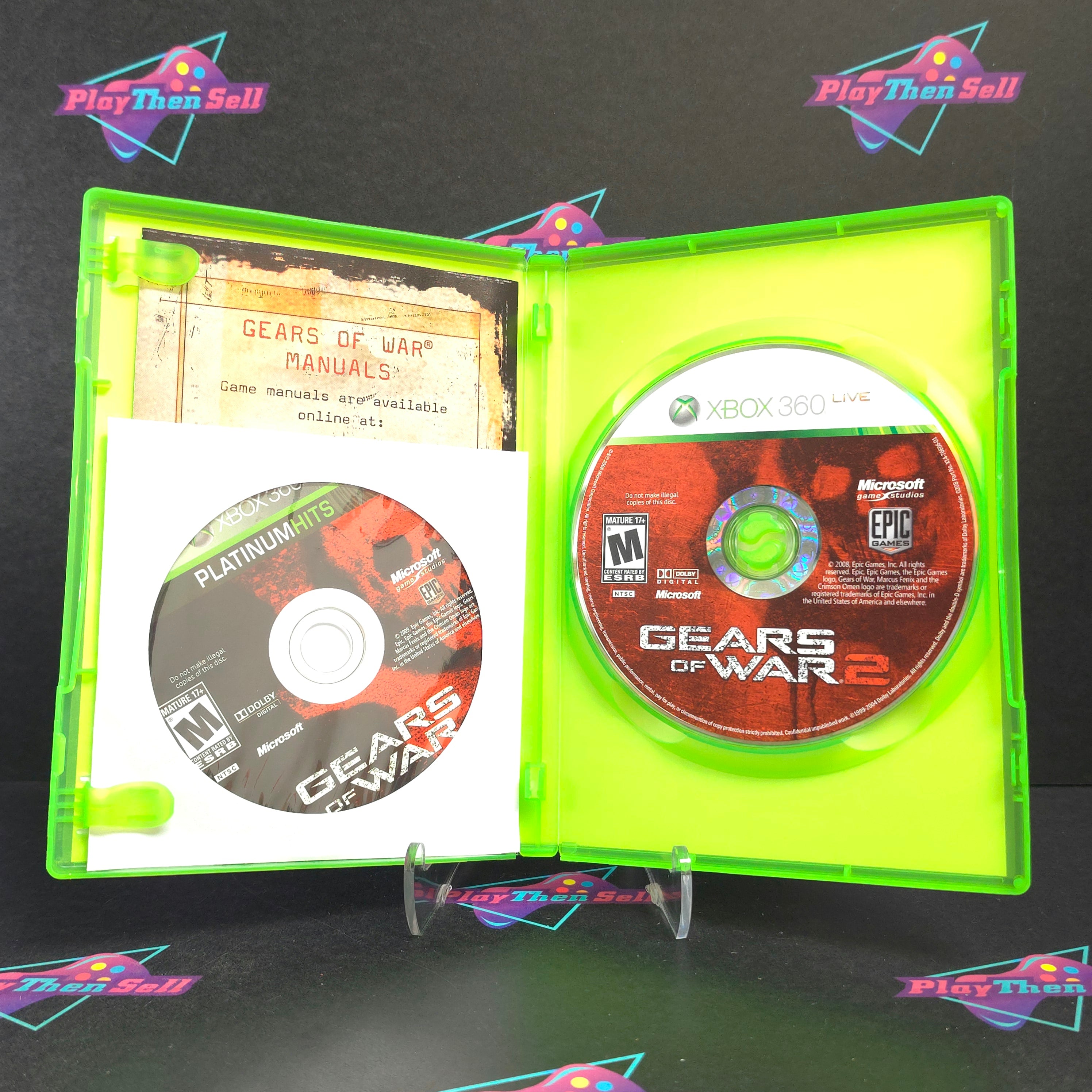 Gears of War Triple Pack Xbox 360 Complete - Excellent