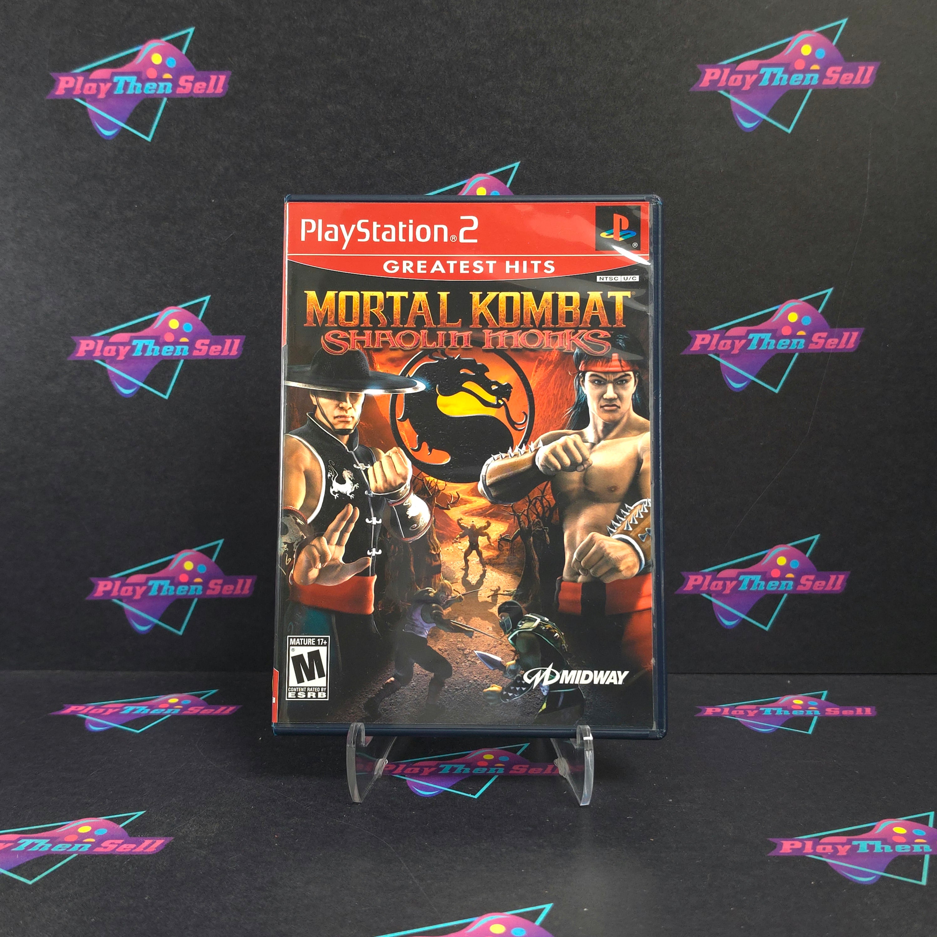 Mortal Kombat Shaolin Monks PS2 PlayStation 2 GH + Reg Complete - Excellent