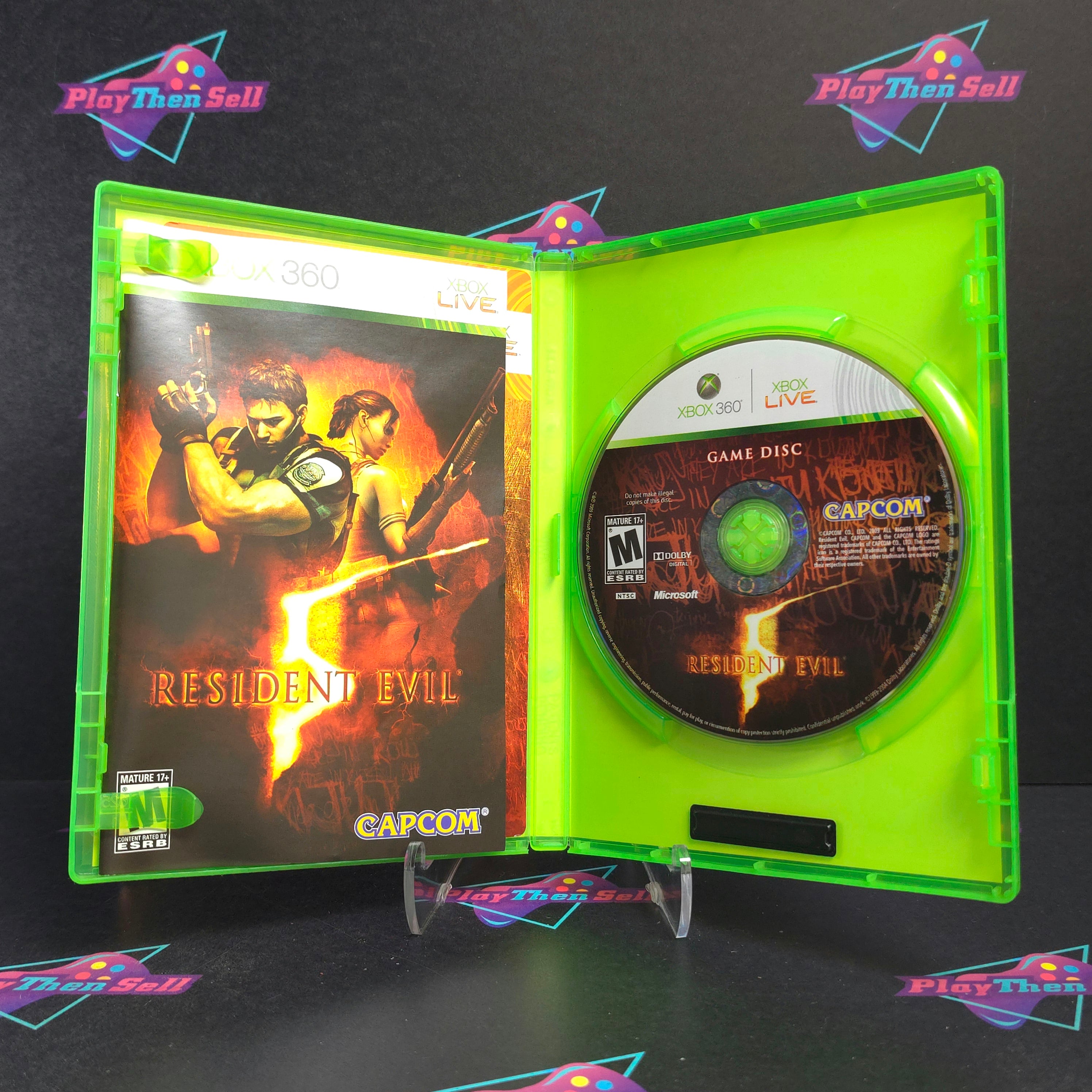 Resident Evil 5 Gold Edition Xbox 360 + Sleeve Complete - Excellent