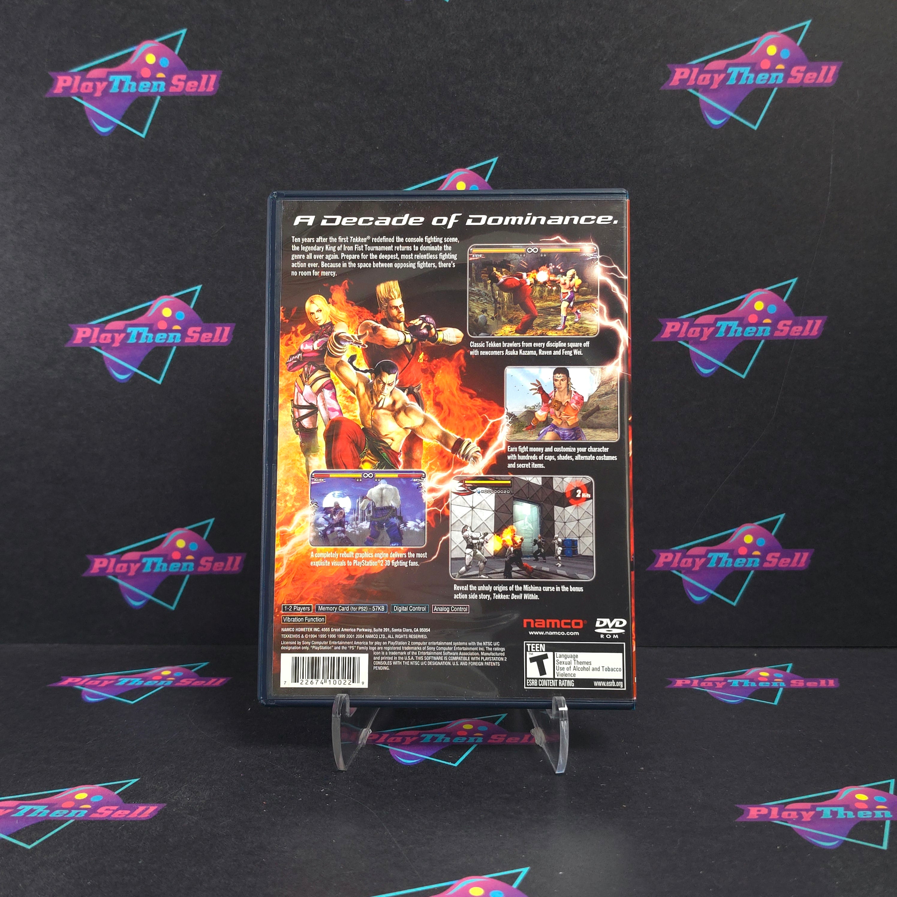 Tekken 5 PS2 PlayStation 2 GH Complete - Excellent