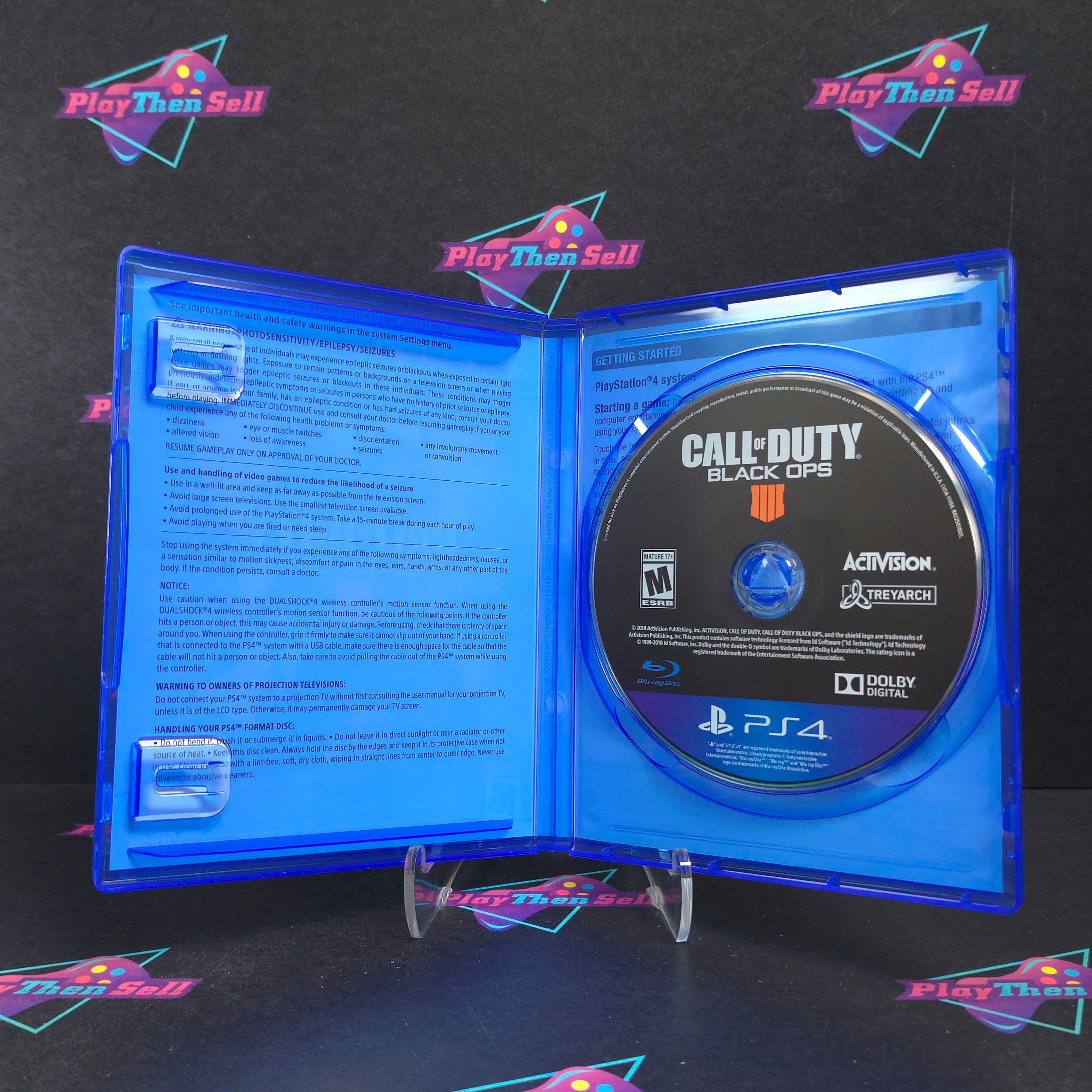 Call of Duty Black Ops 4 PS4 PlayStation 4 Complete - Excellent