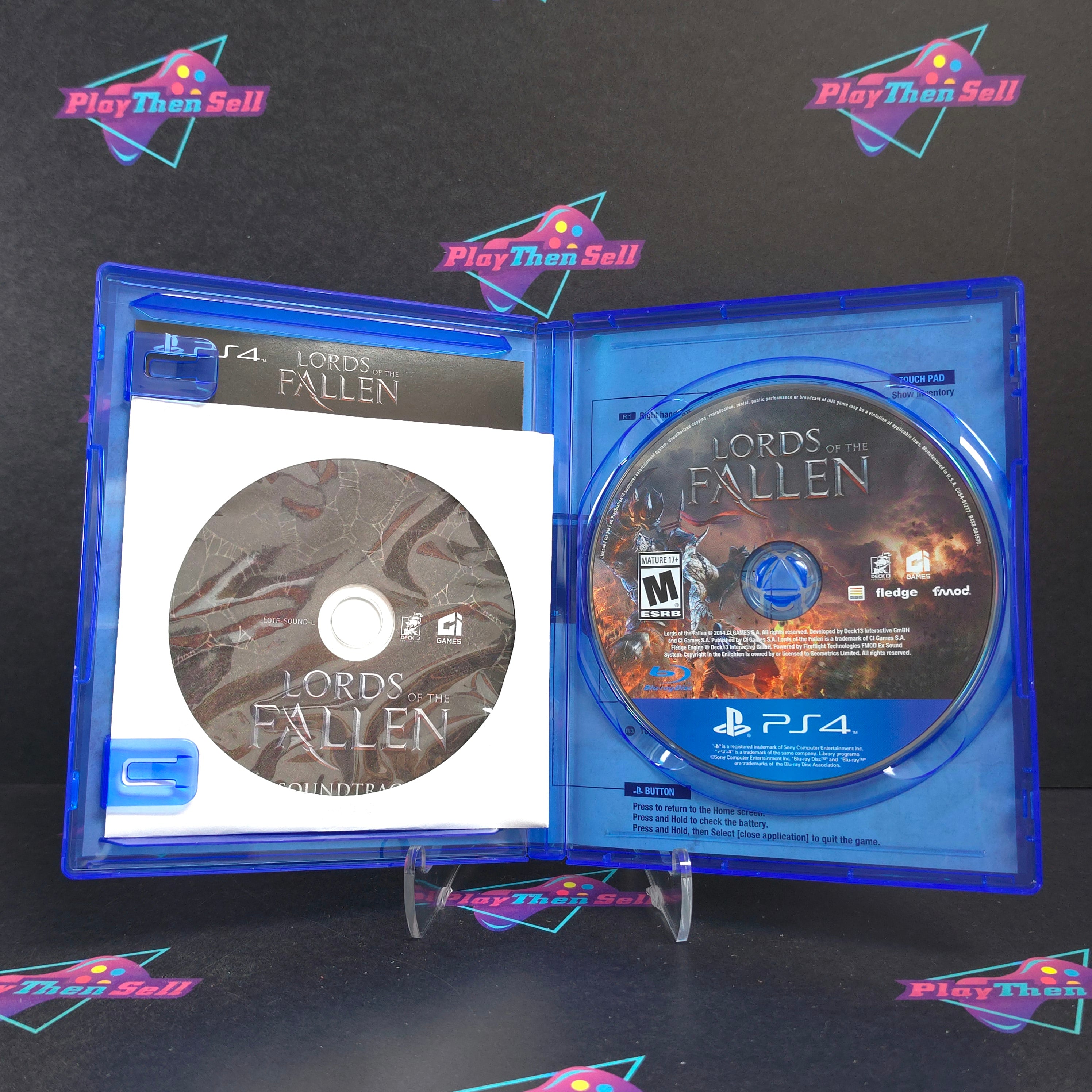 Lords of the Fallen Limited Edition PS4 PlayStation 4 + Soundtrack Complete - Excellent