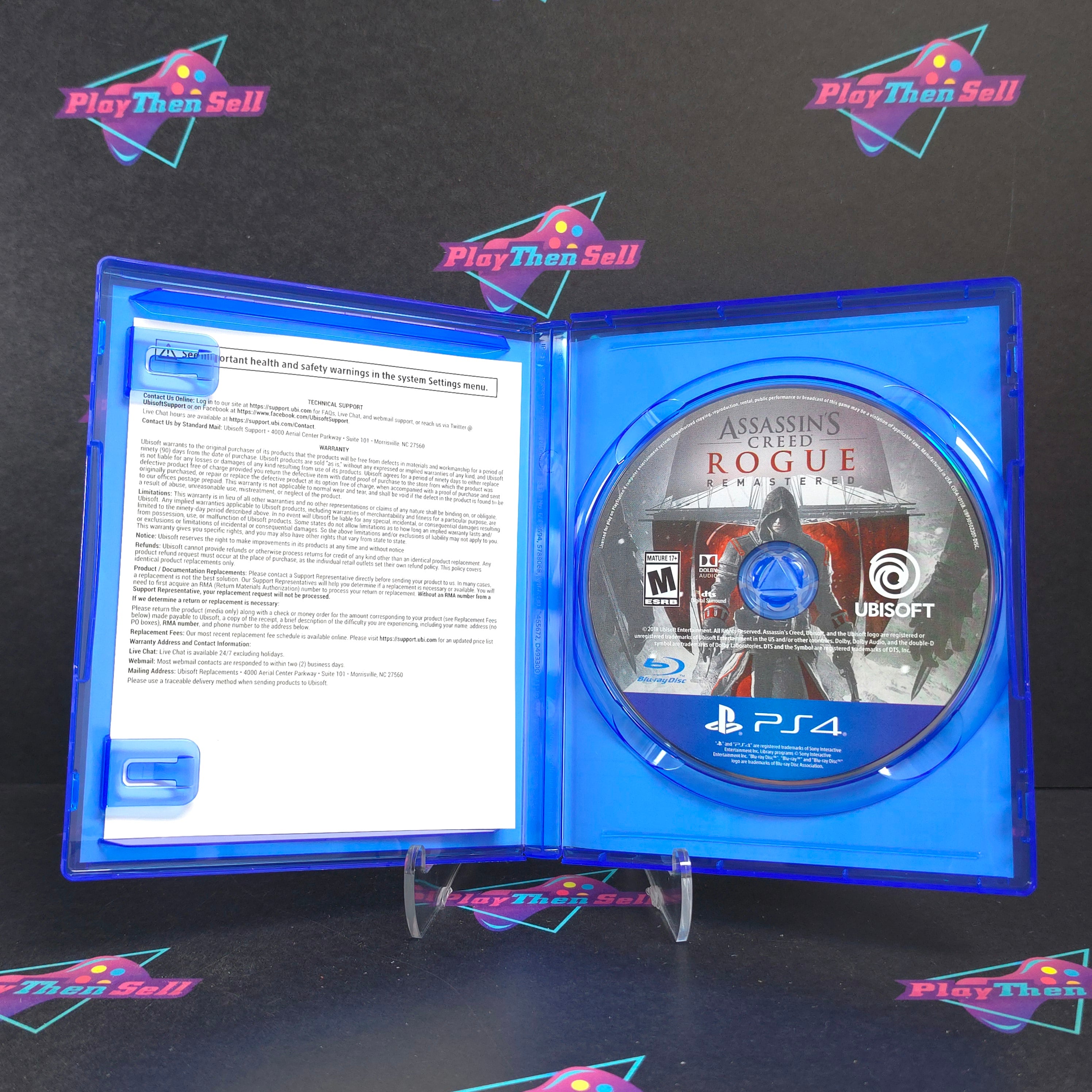 Assassin's Creed Rogue Remastered PS4 PlayStation 4 Complete - Excellent