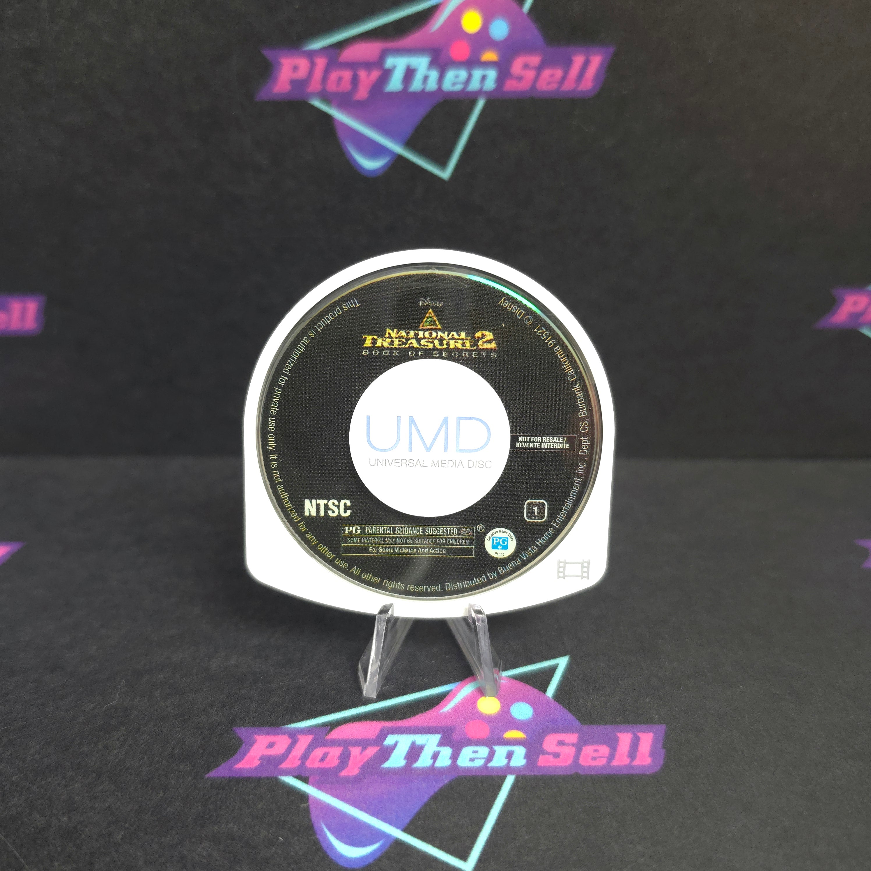 National Treasure 2 Book of Secrets Sony PSP UMD Movie Disc Only - Excellent