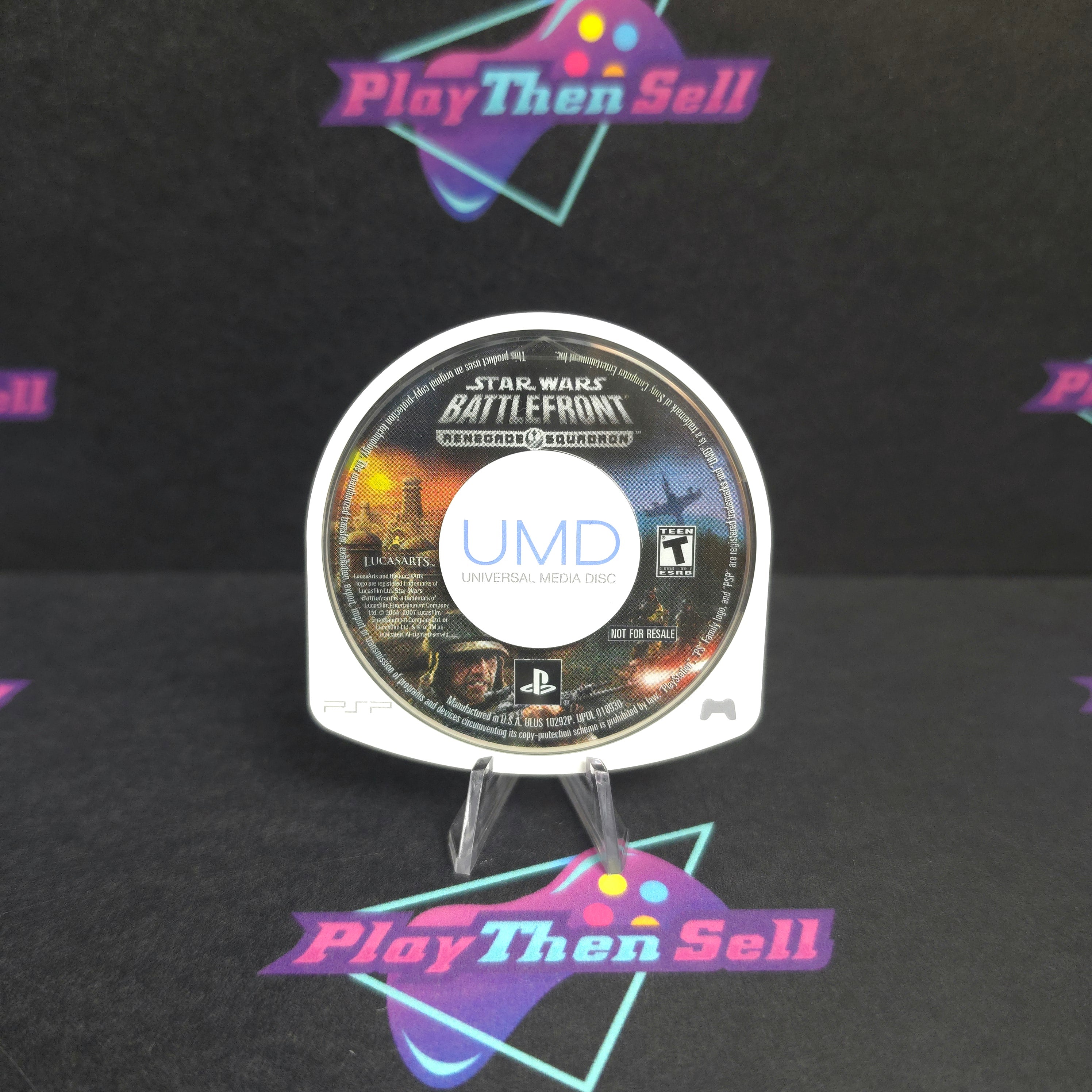 Star Wars Battlefront Renegade Squadron Sony PSP Disc Only - Excellent