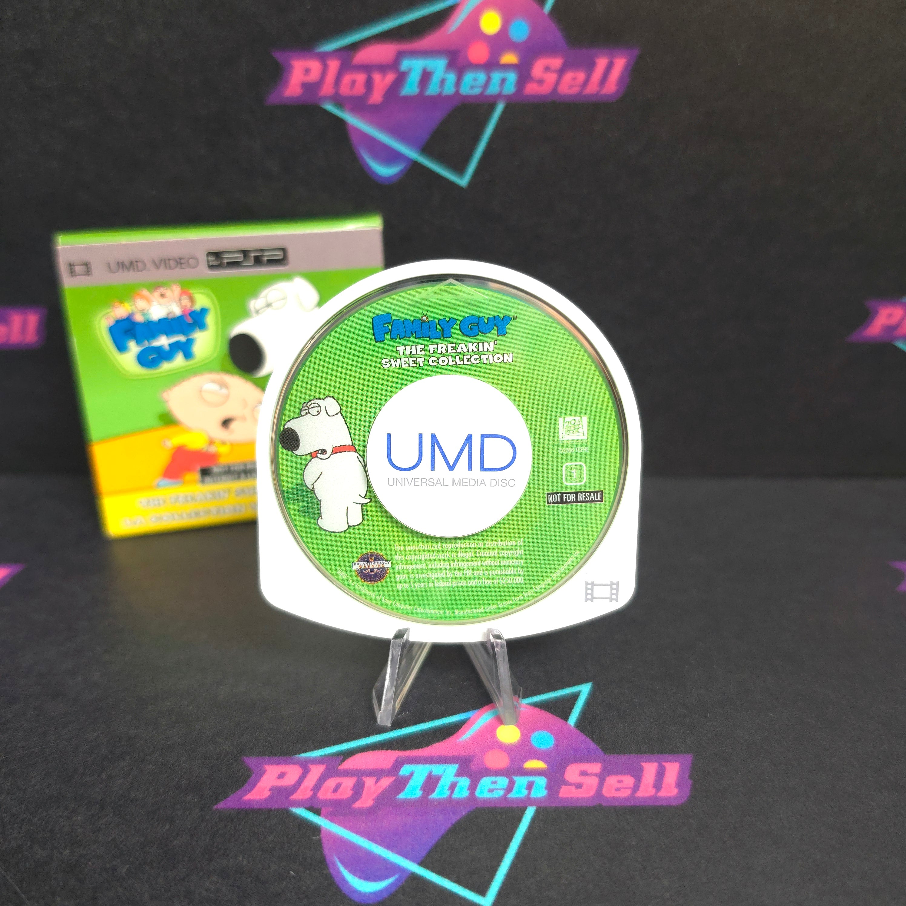Family Guy Freakin Sweet Collection Sony PSP UMD Movie + Sleeve - Excellent