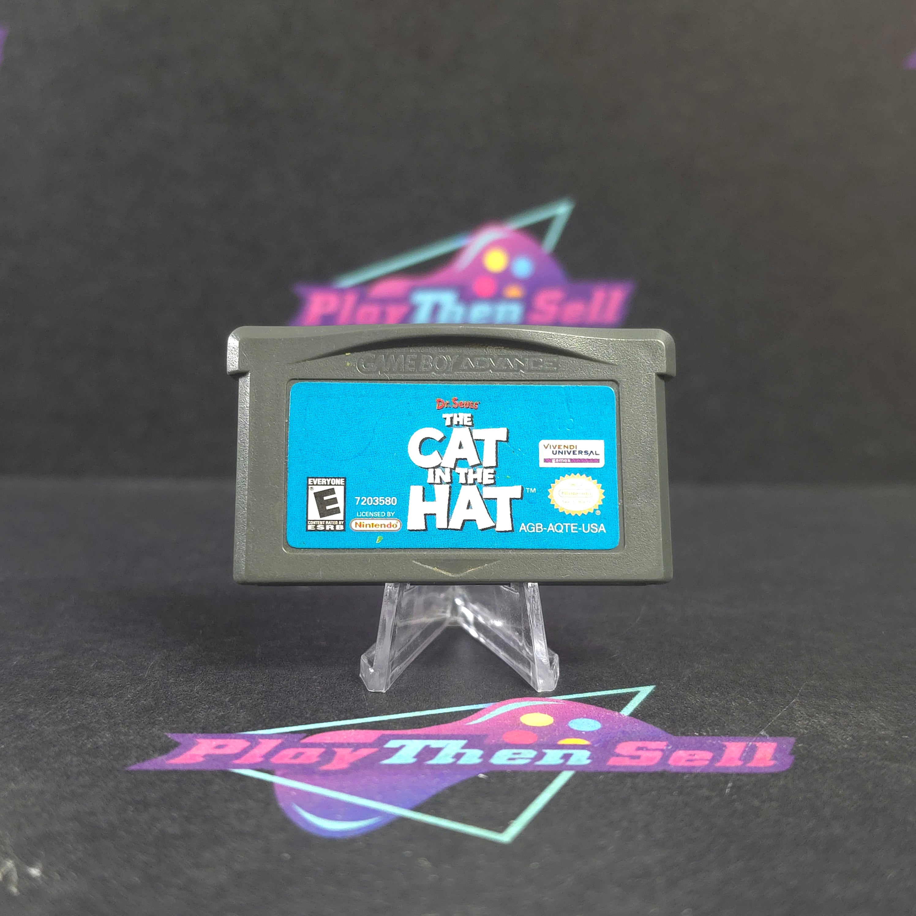 The Cat in the Hat Game Boy Advance GBA Cart - Very Good