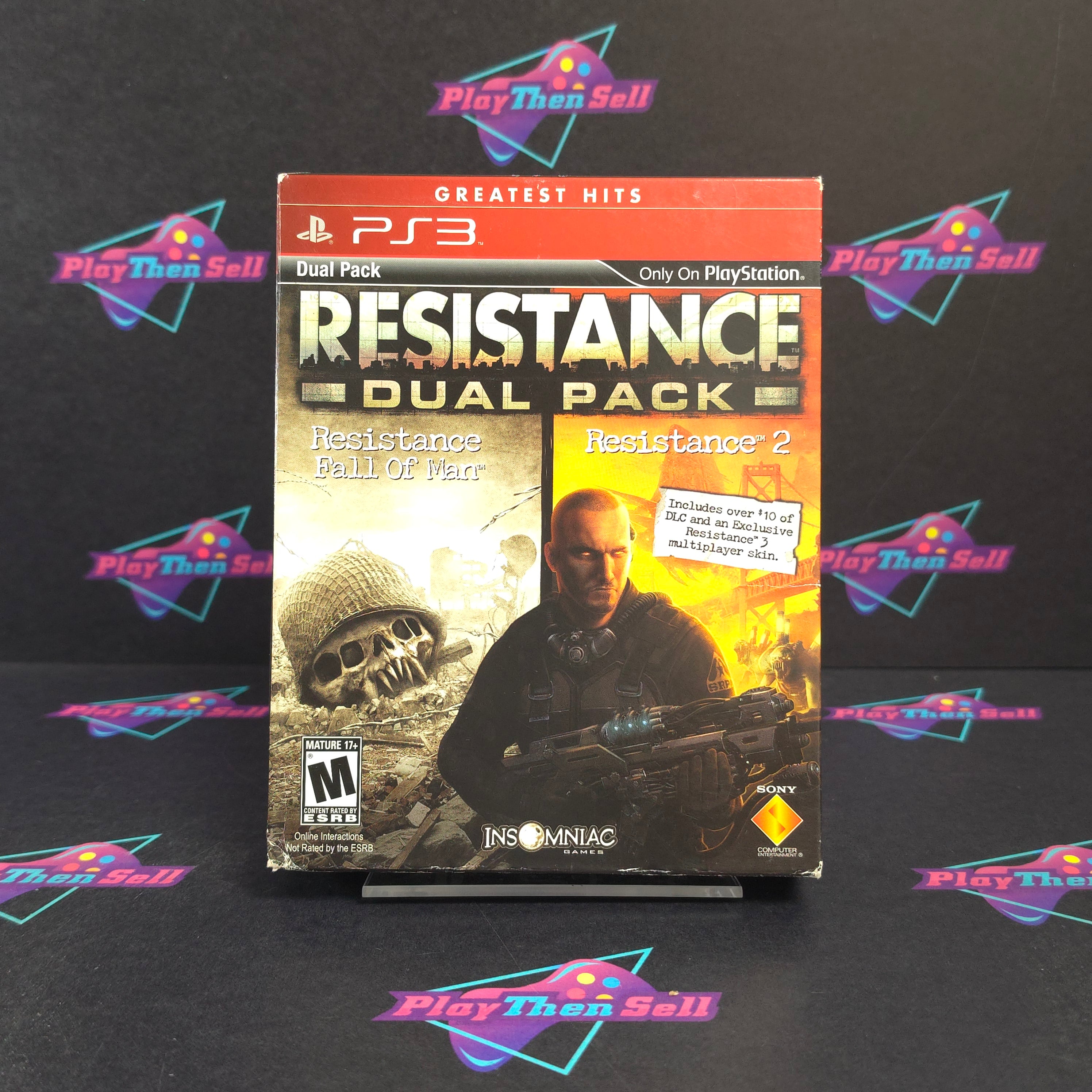 Resistance Dual Pack PS3 PlayStation 3 GH Complete - Excellent