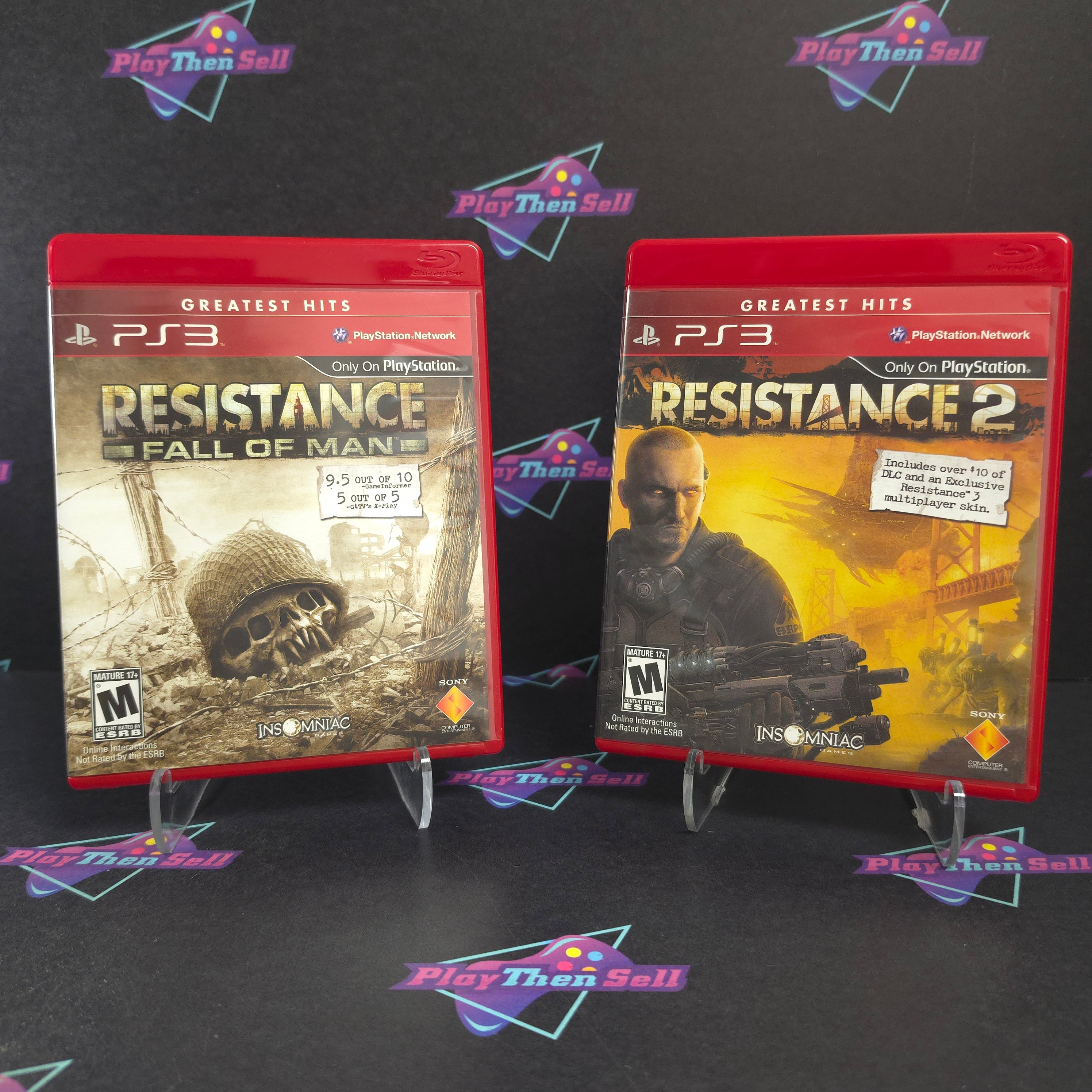 Resistance Dual Pack PS3 PlayStation 3 GH Complete - Excellent