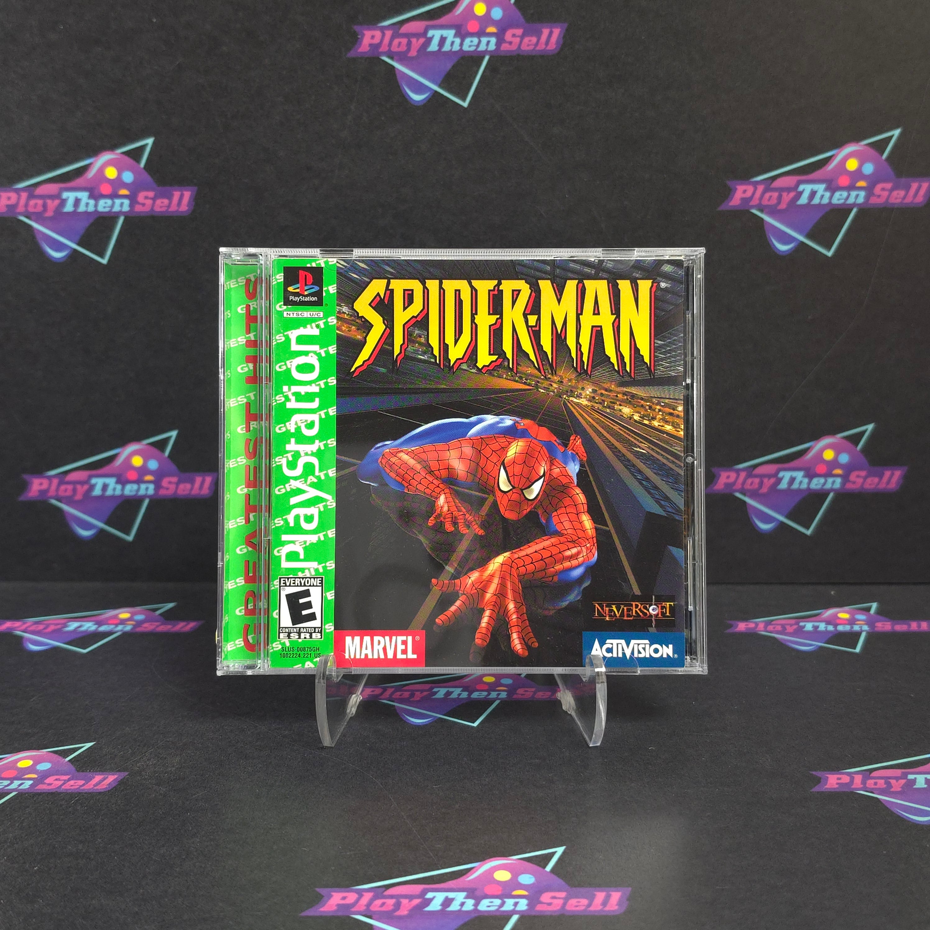 Spider-Man PS1 PlayStation 1 GH + Reg Complete - Excellent