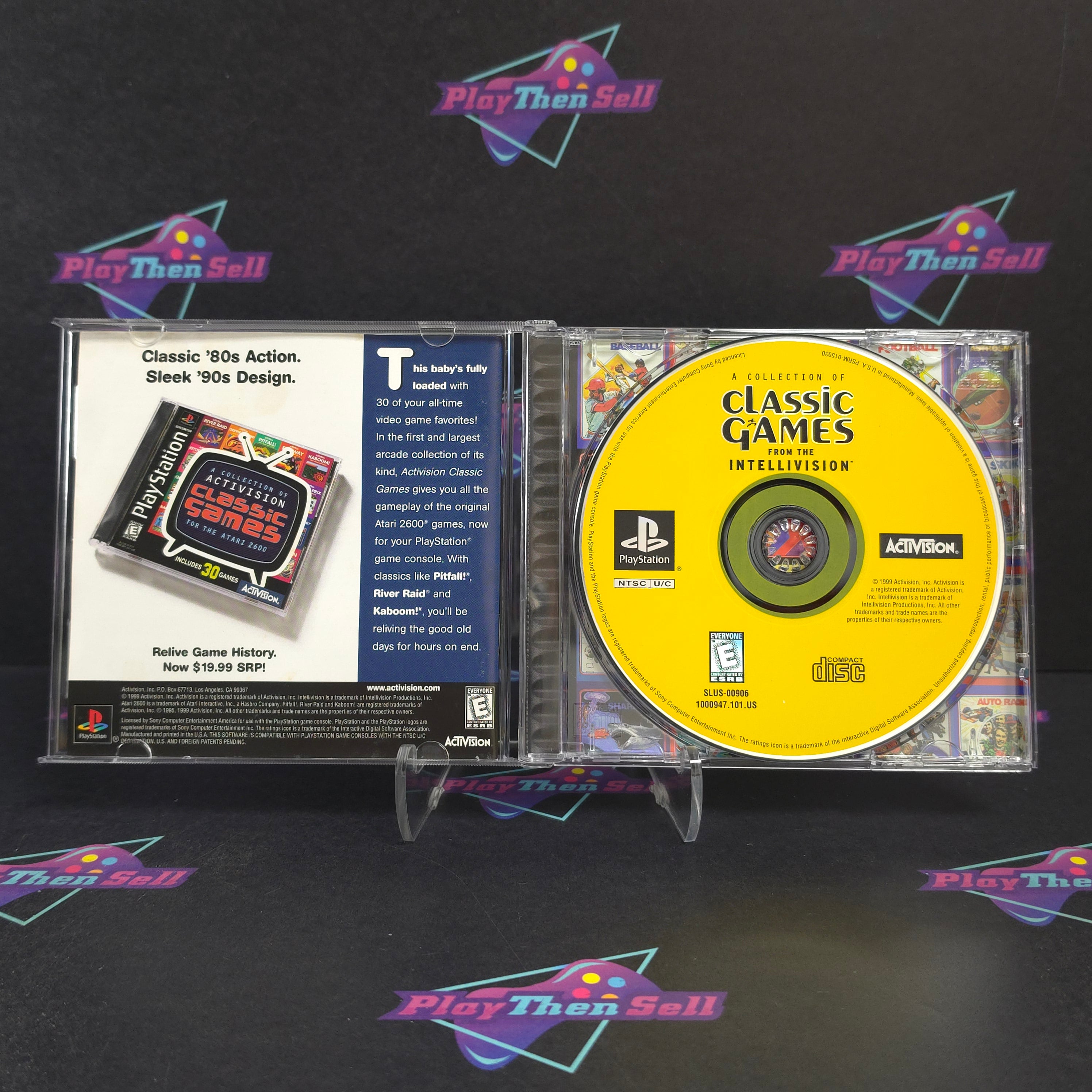 Intellivision Classic Games PS1 PlayStation 1 + Reg Complete - Excellent