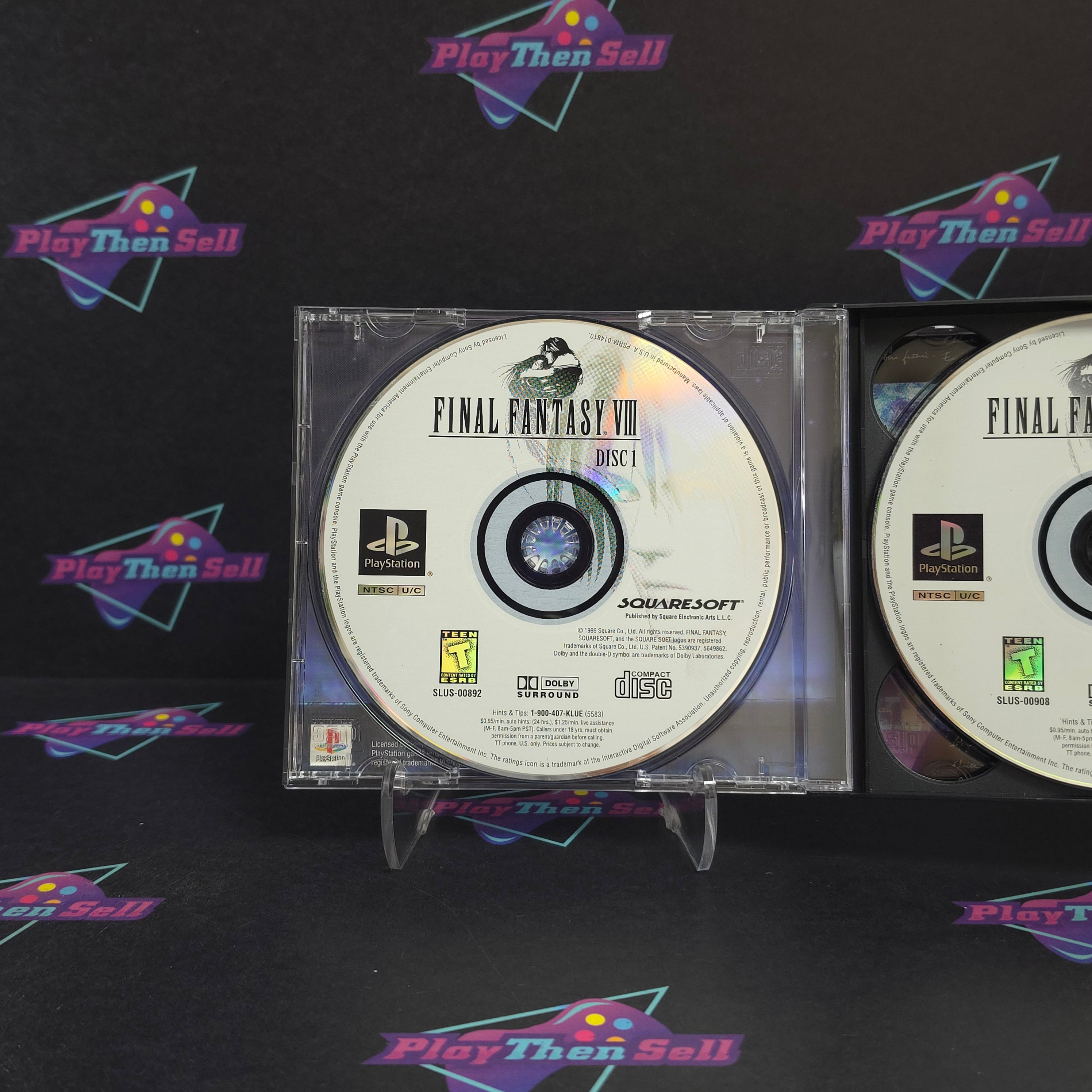 Final Fantasy VIII (8) PS1 PlayStation 1 Complete - Very Good
