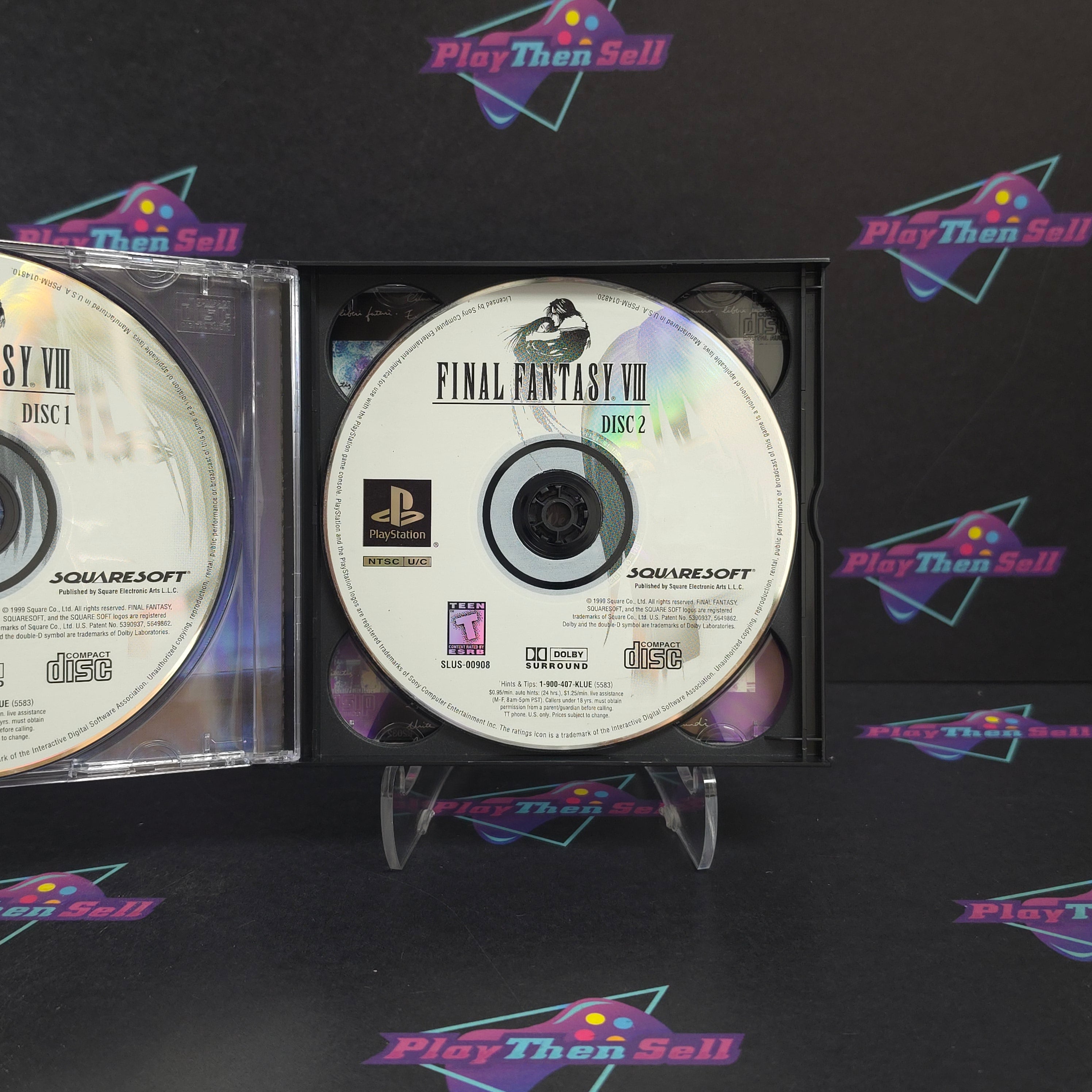 Final Fantasy VIII (8) PS1 PlayStation 1 Complete - Very Good