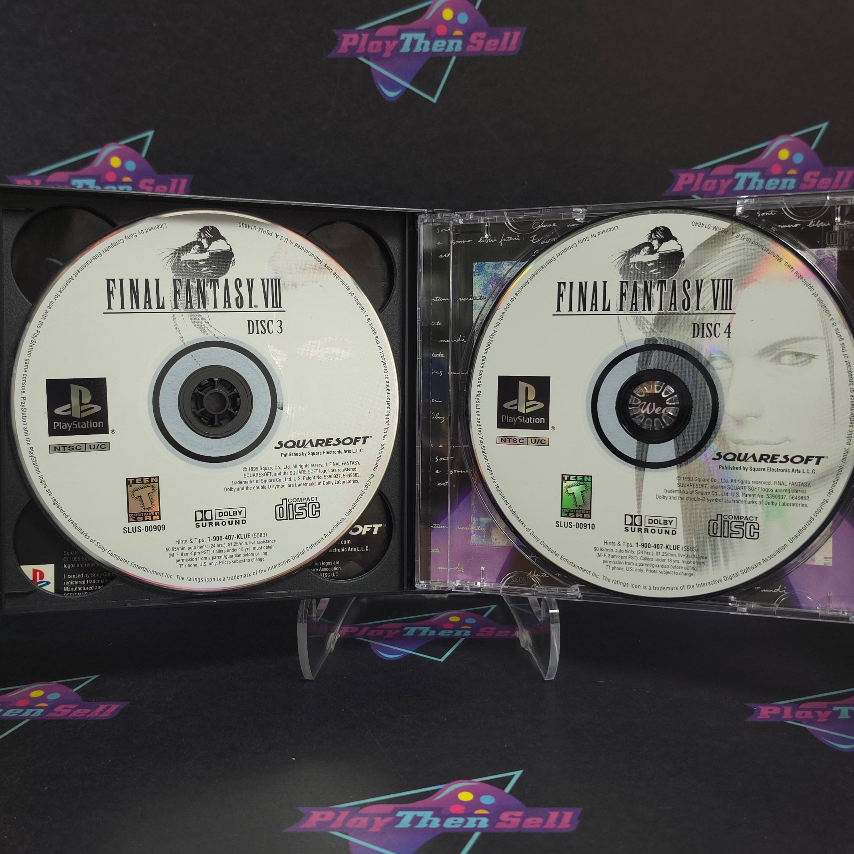 Final Fantasy VIII (8) PS1 PlayStation 1 Complete - Very Good