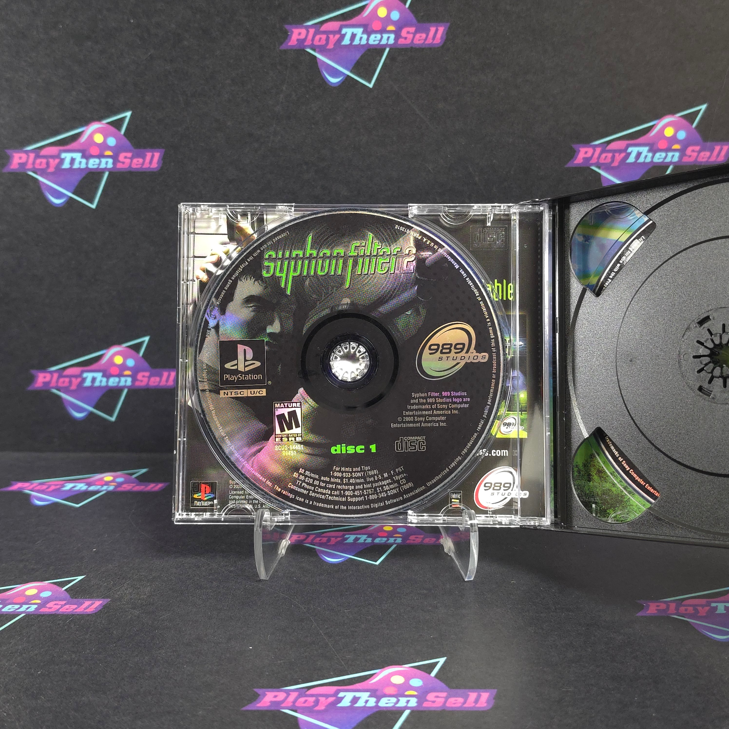 Syphon Filter 2 PS1 PlayStation 1 - Very Good