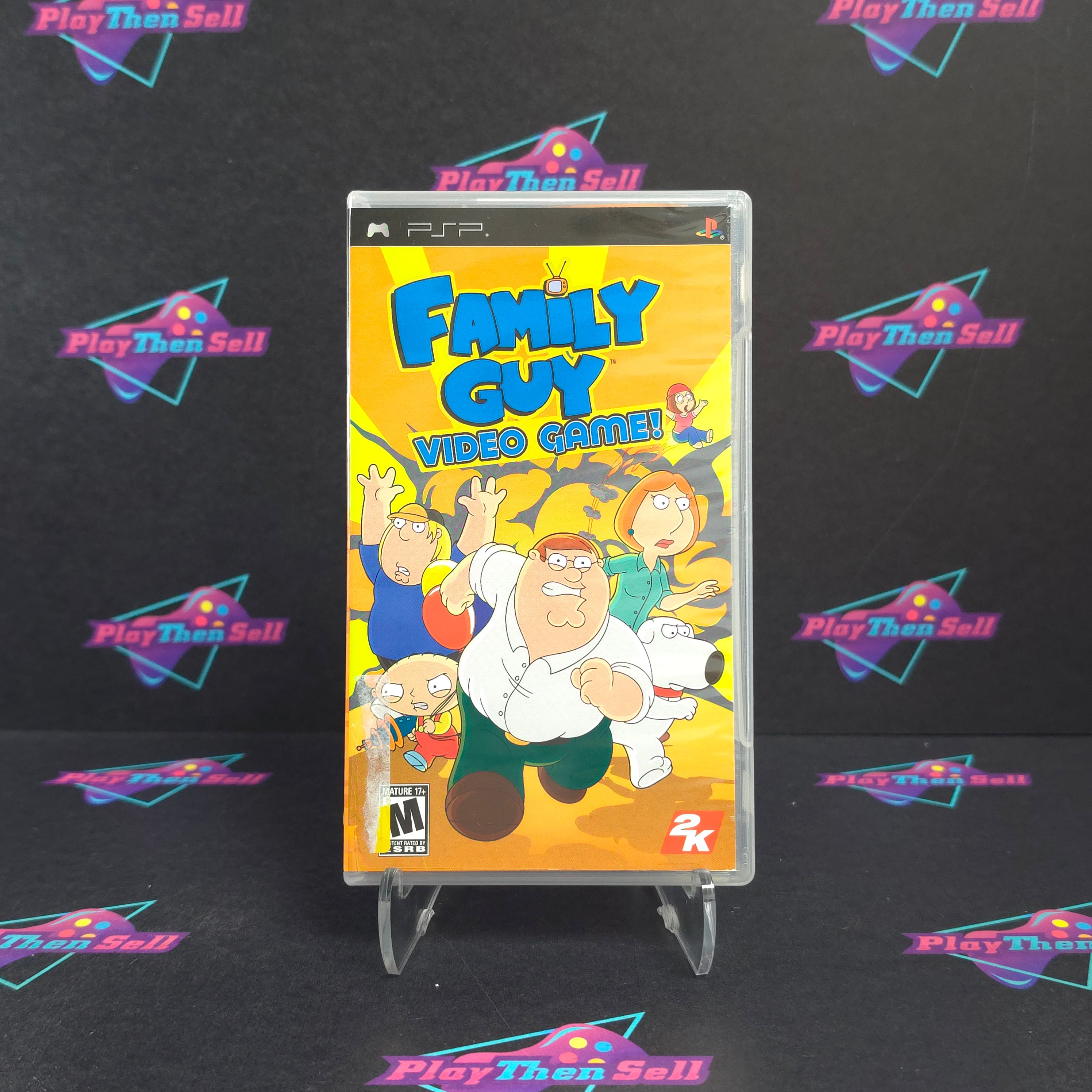 Family Guy Video Game Sony PSP Clear UMD Complete - Excellent