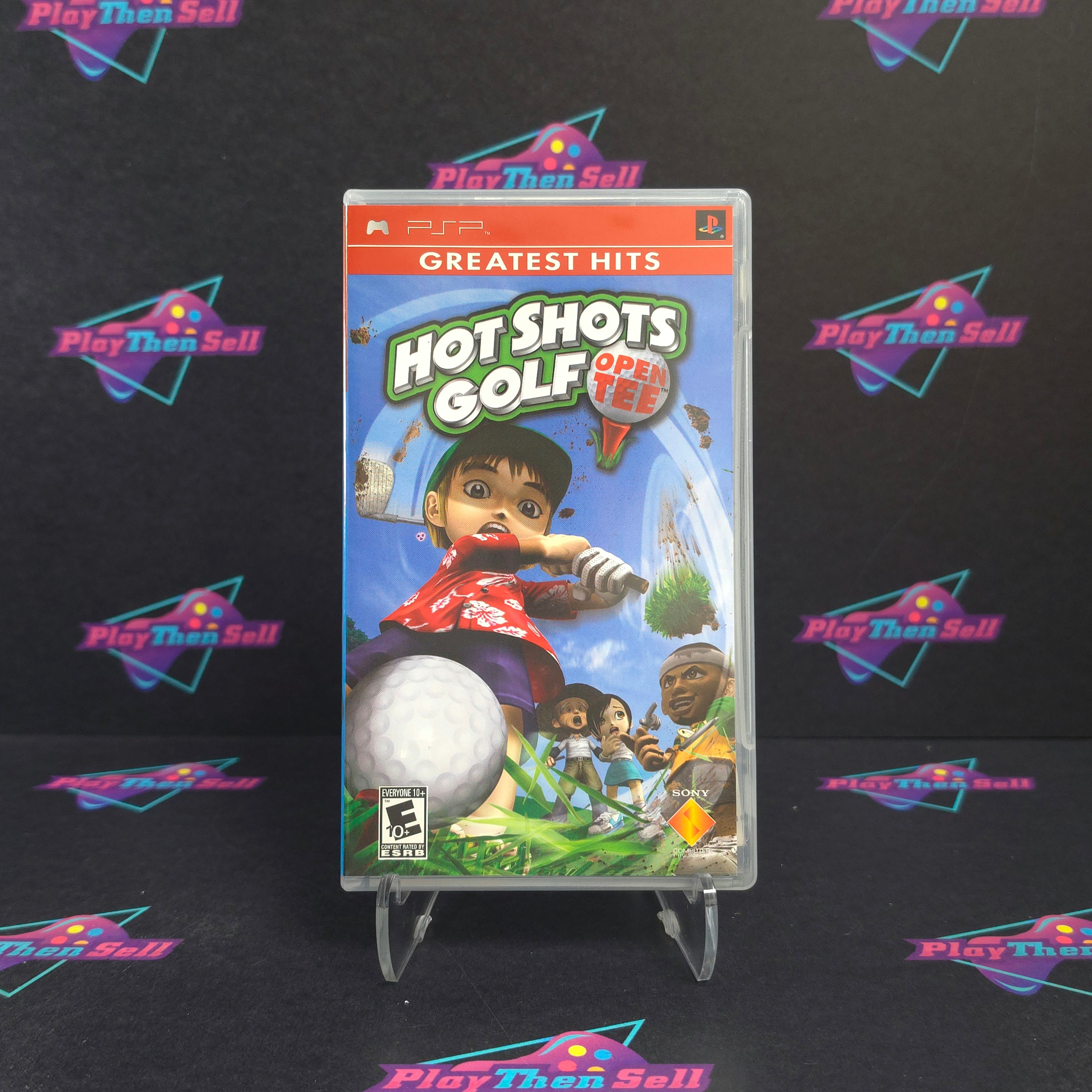 Hot Shots Golf Open Tee Sony PSP GH + Reg Complete - Excellent