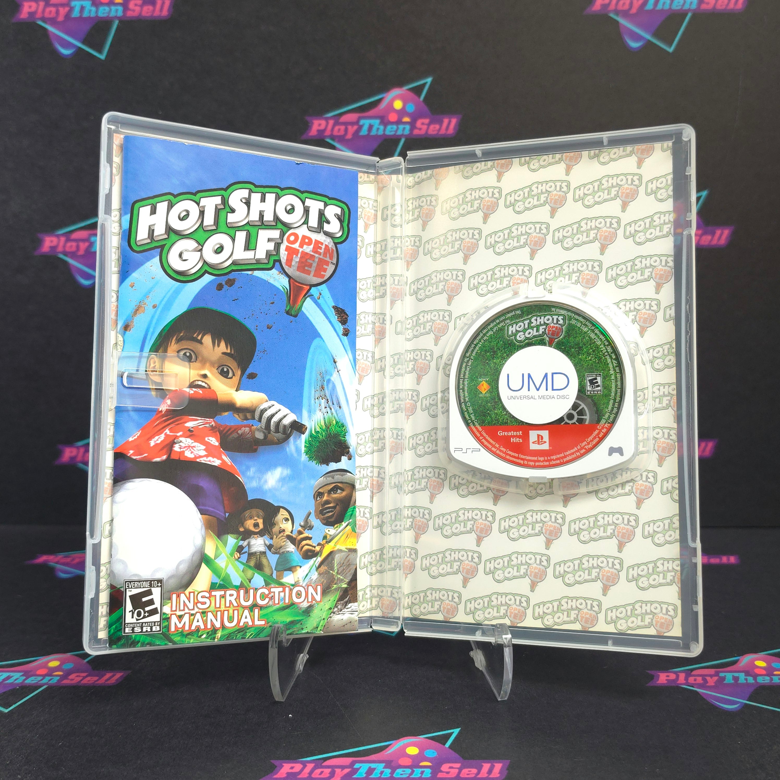 Hot Shots Golf Open Tee Sony PSP GH + Reg Complete - Excellent