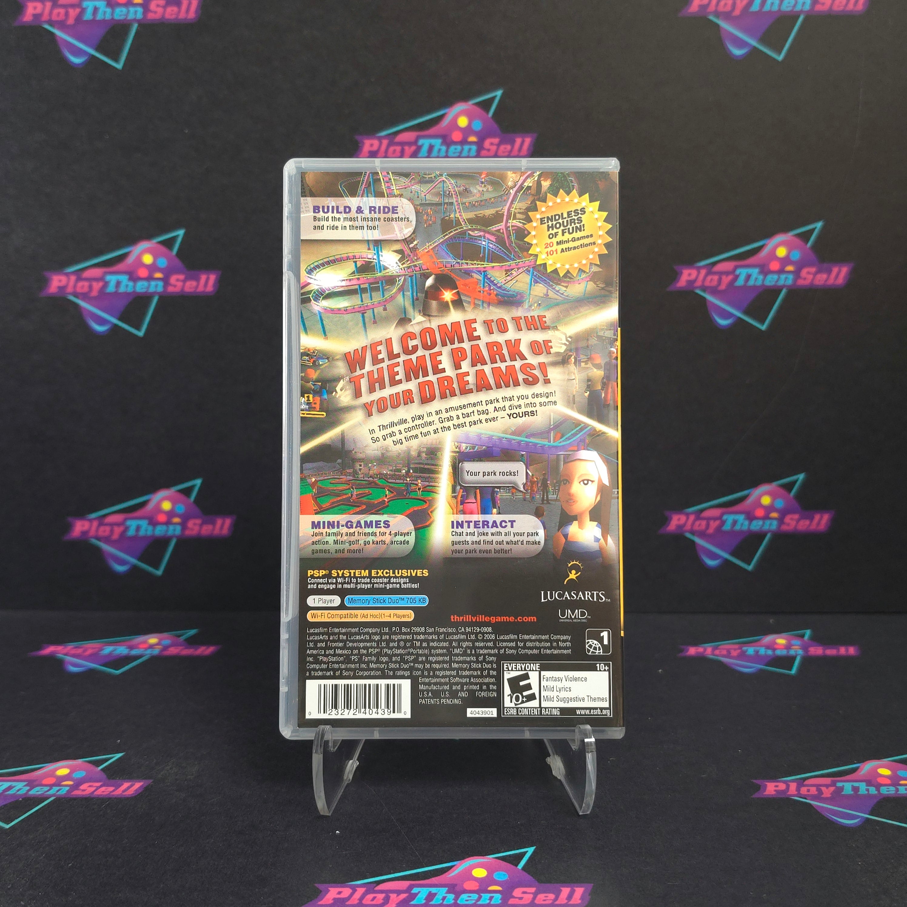 Thrillville Sony PSP Complete - Excellent