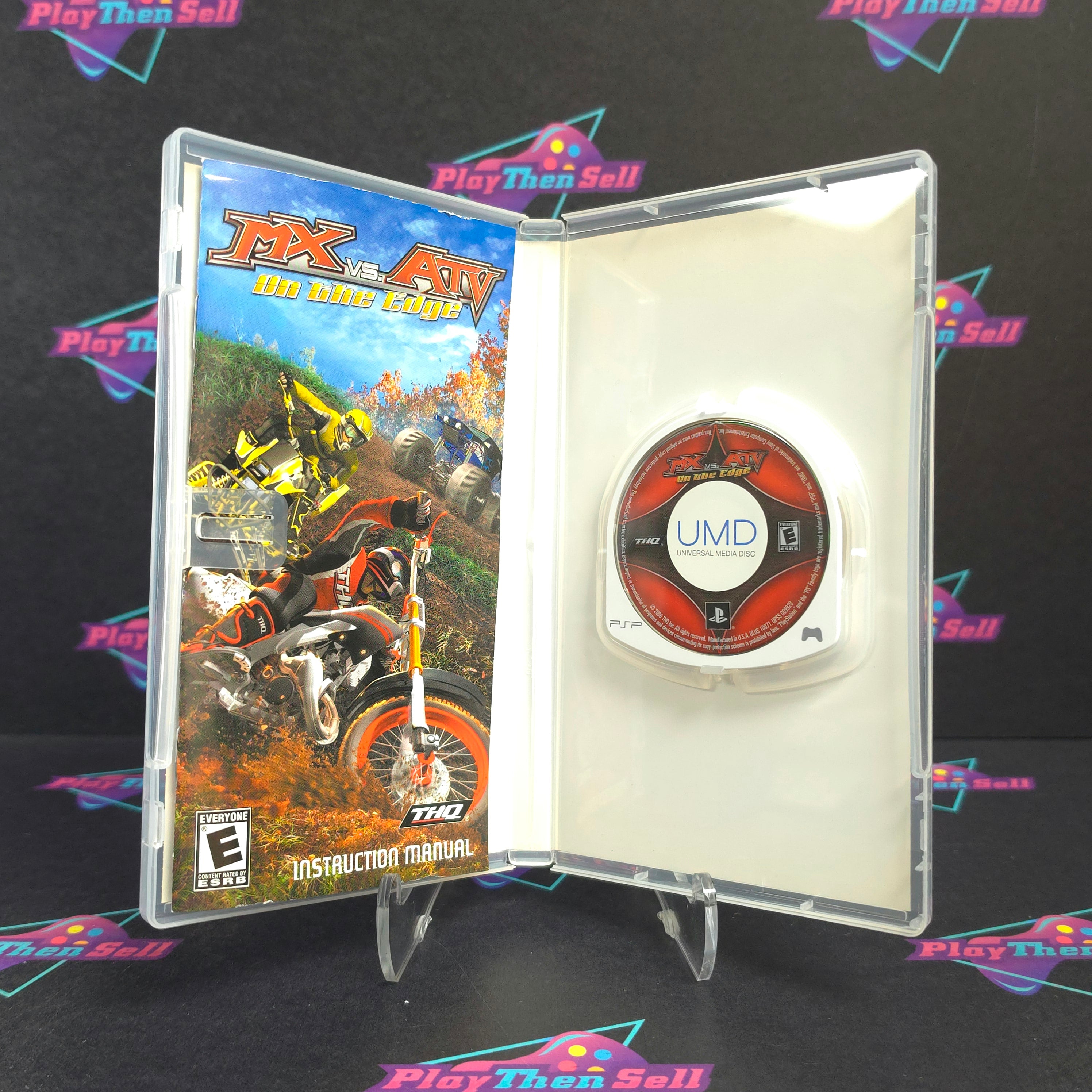 MX vs ATV On The Edge Sony PSP Complete - Excellent