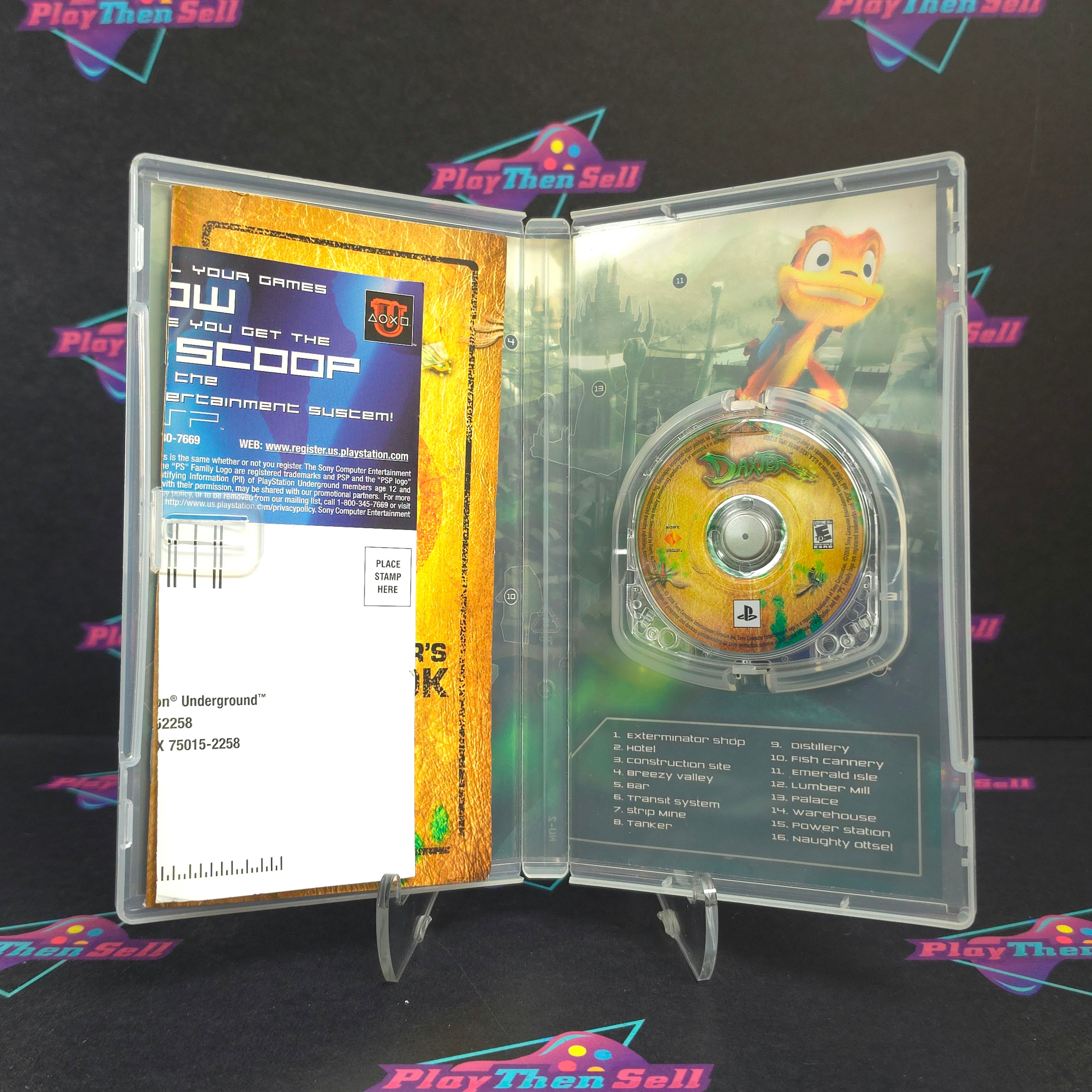 Daxter Sony PSP + Reg Clear Disc Complete - Very Good
