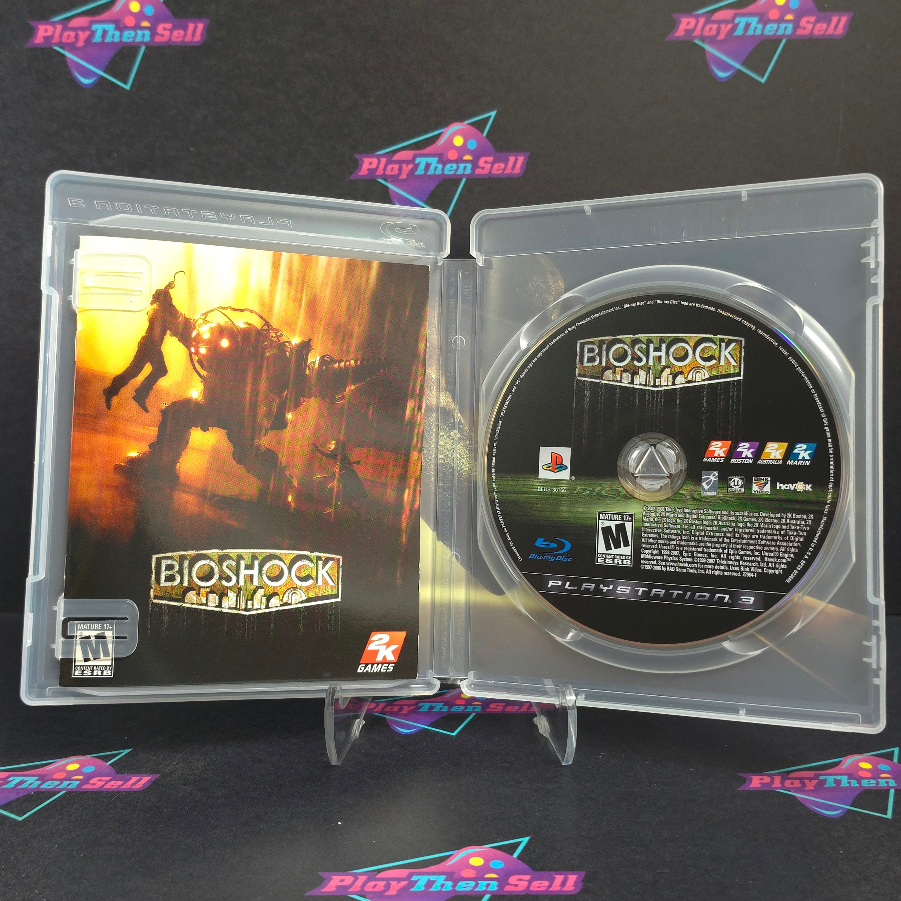 Bioshock PS3 PlayStation 3 + Sleeve Complete - Excellent