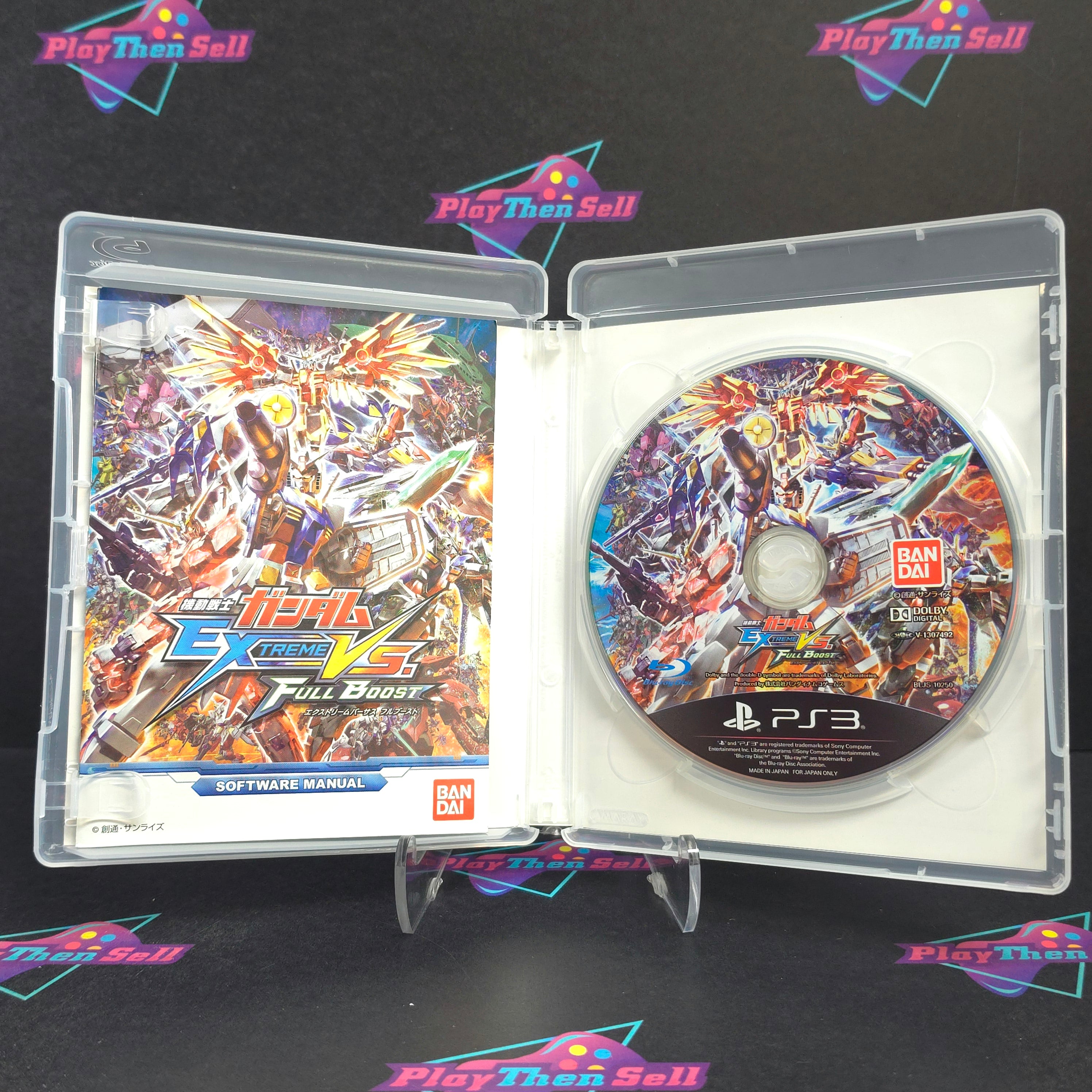 Mobile Suit Gundam Extreme vs Full Boost PS3 PlayStation 3 Japan Import CIB - Excellent
