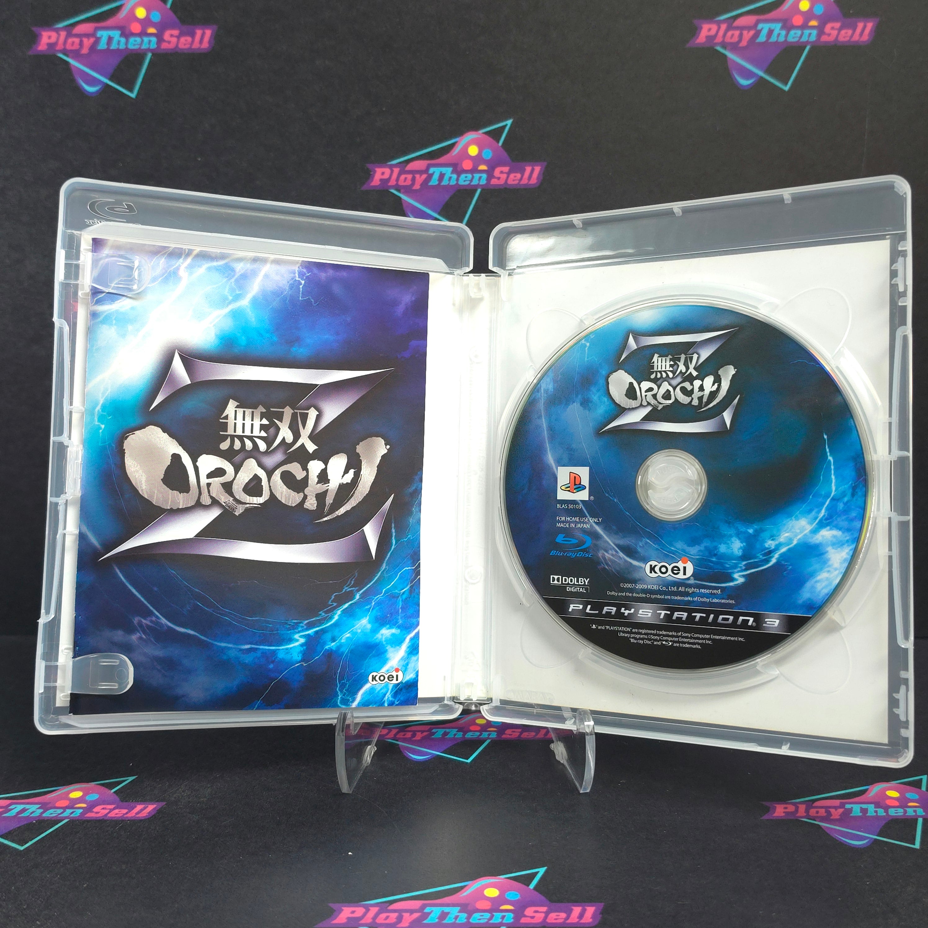 Musou Orochi Z Warriors Orochi PS3 PlayStation 3 Japan Import Complete - Excellent