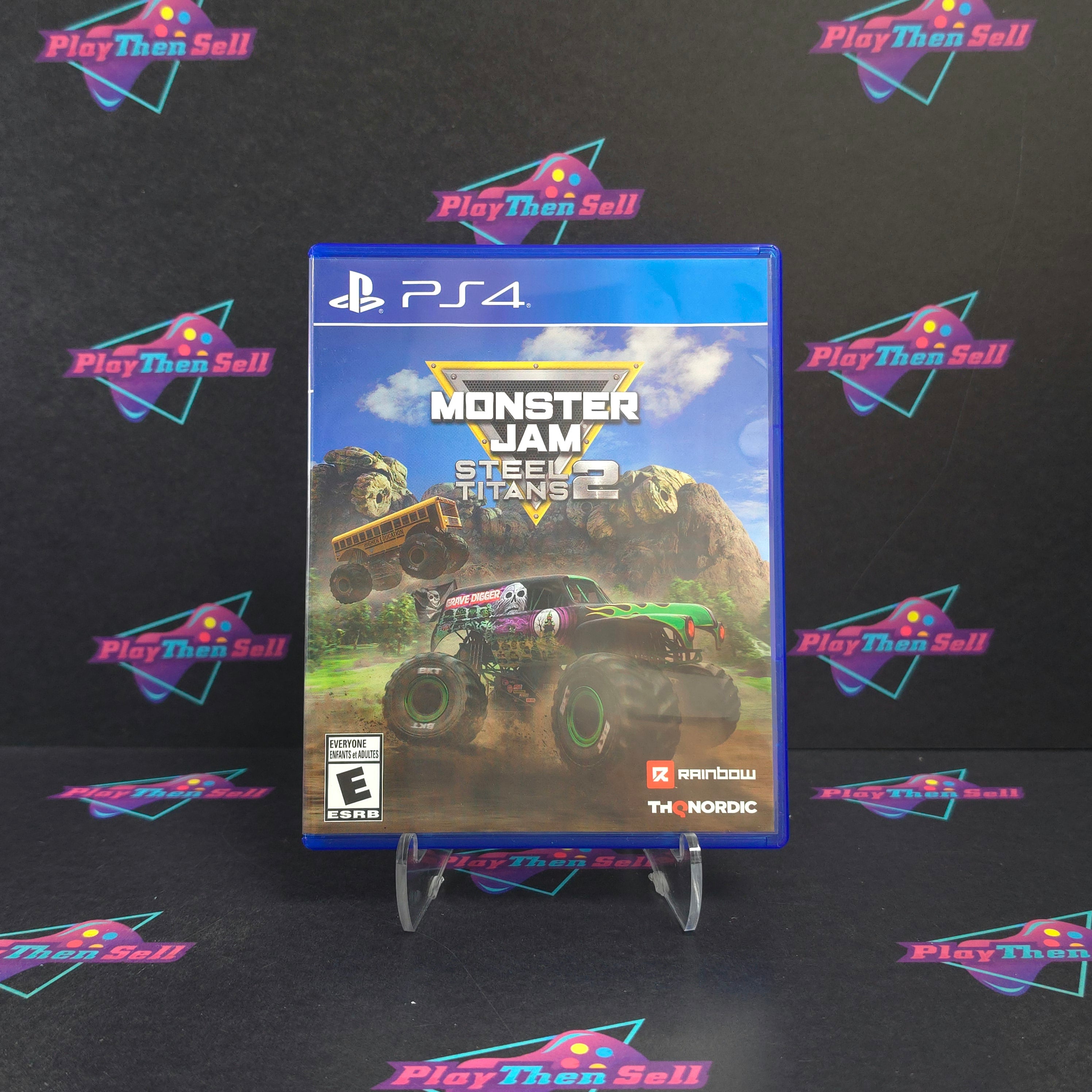 Monster Jam Steel Titans 2 PS4 PlayStation 4 Complete - Excellent