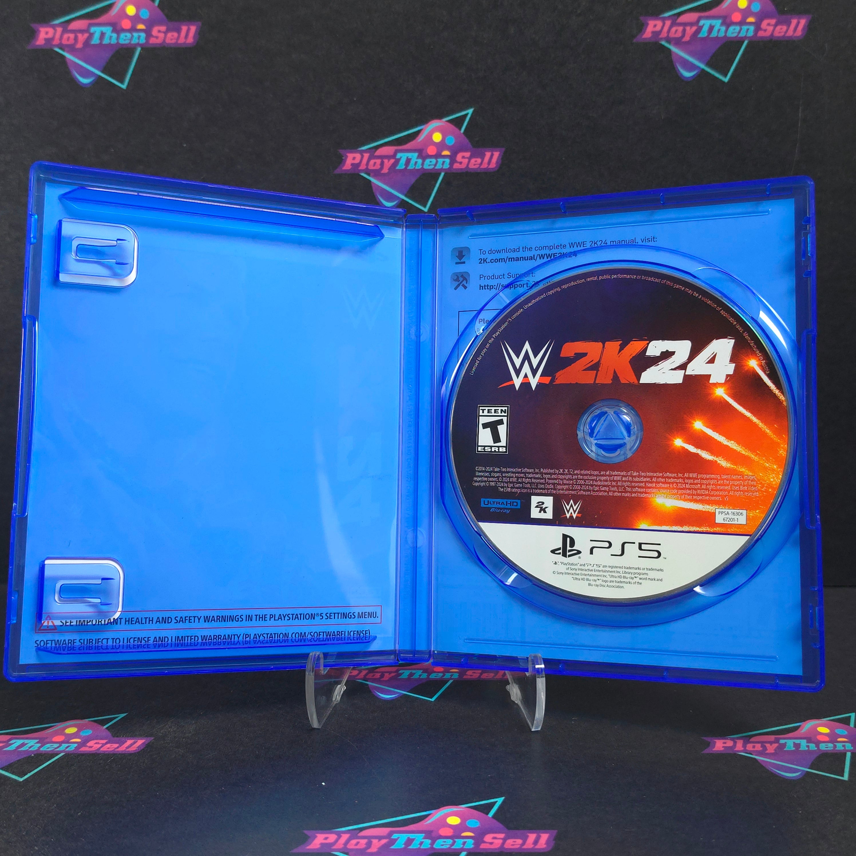 WWE 2K24 PS5 PlayStation 5 Complete - Excellent