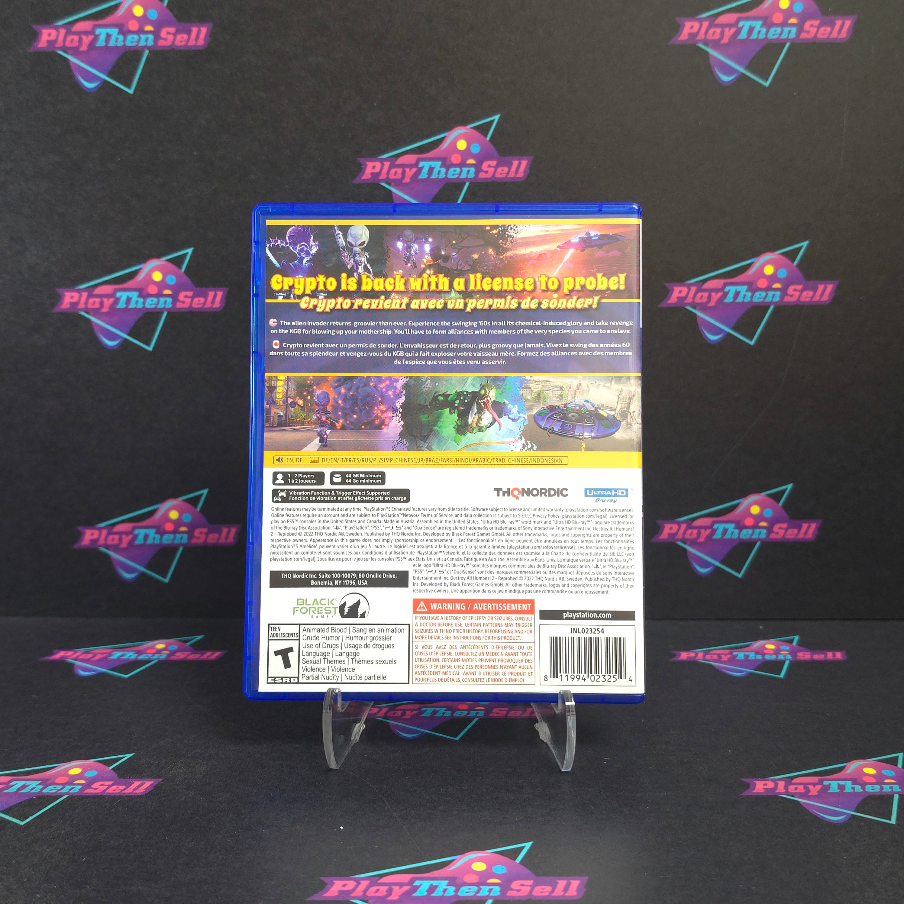 Destroy All Humans 2 Reprobed PS5 PlayStation 5 Complete - Excellent