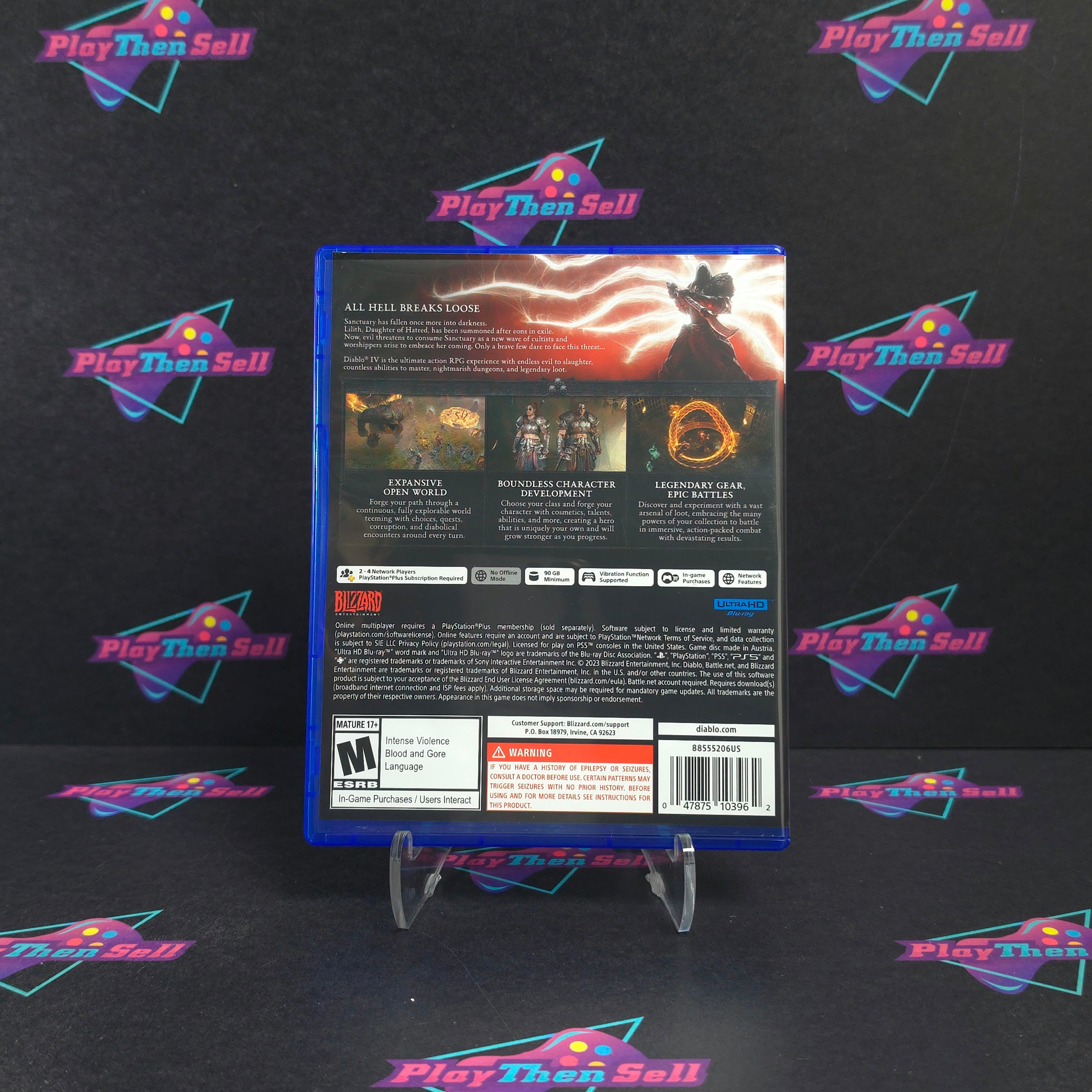 Diablo IV (4) PS5 PlayStation 5 Complete - Excellent