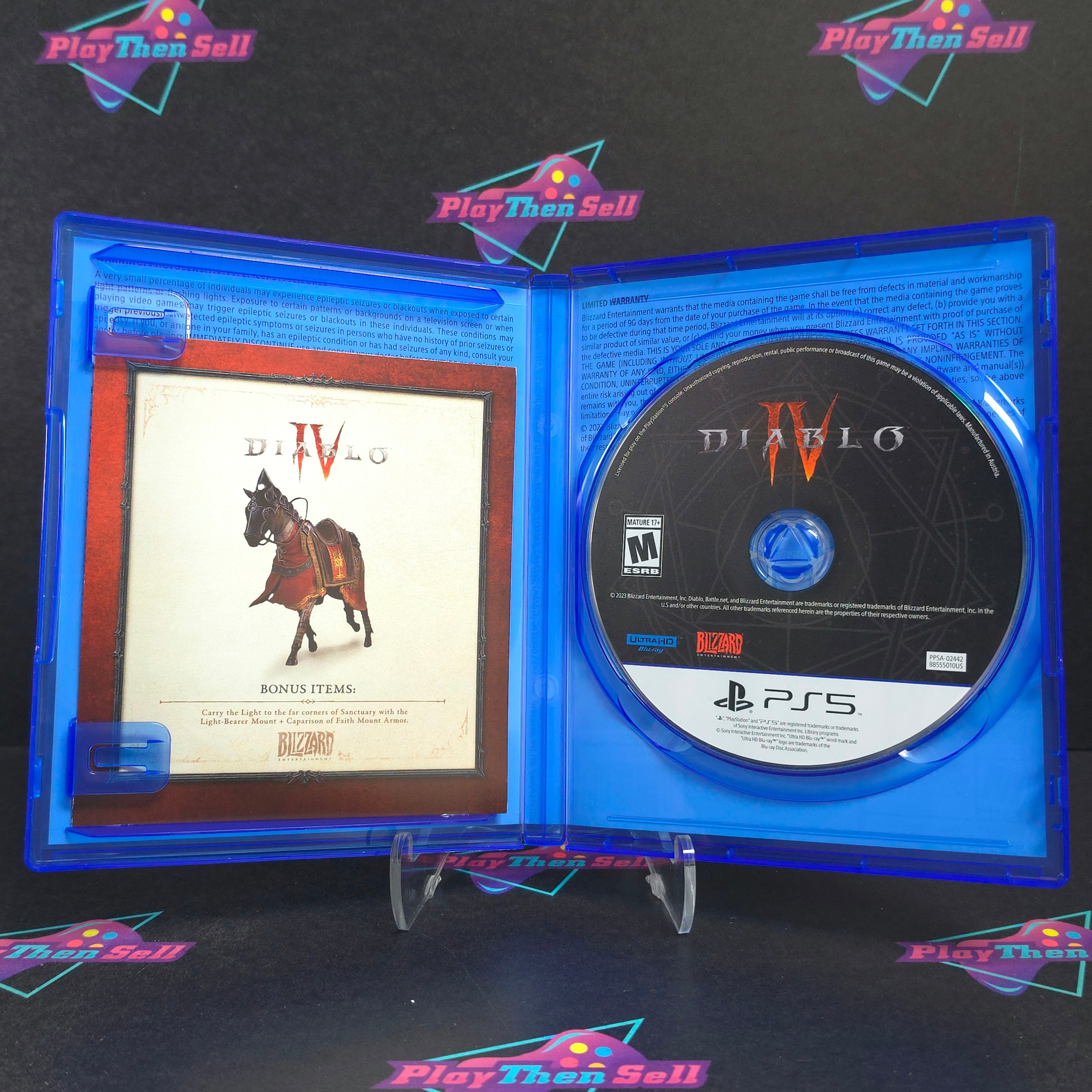 Diablo IV (4) PS5 PlayStation 5 Complete - Excellent