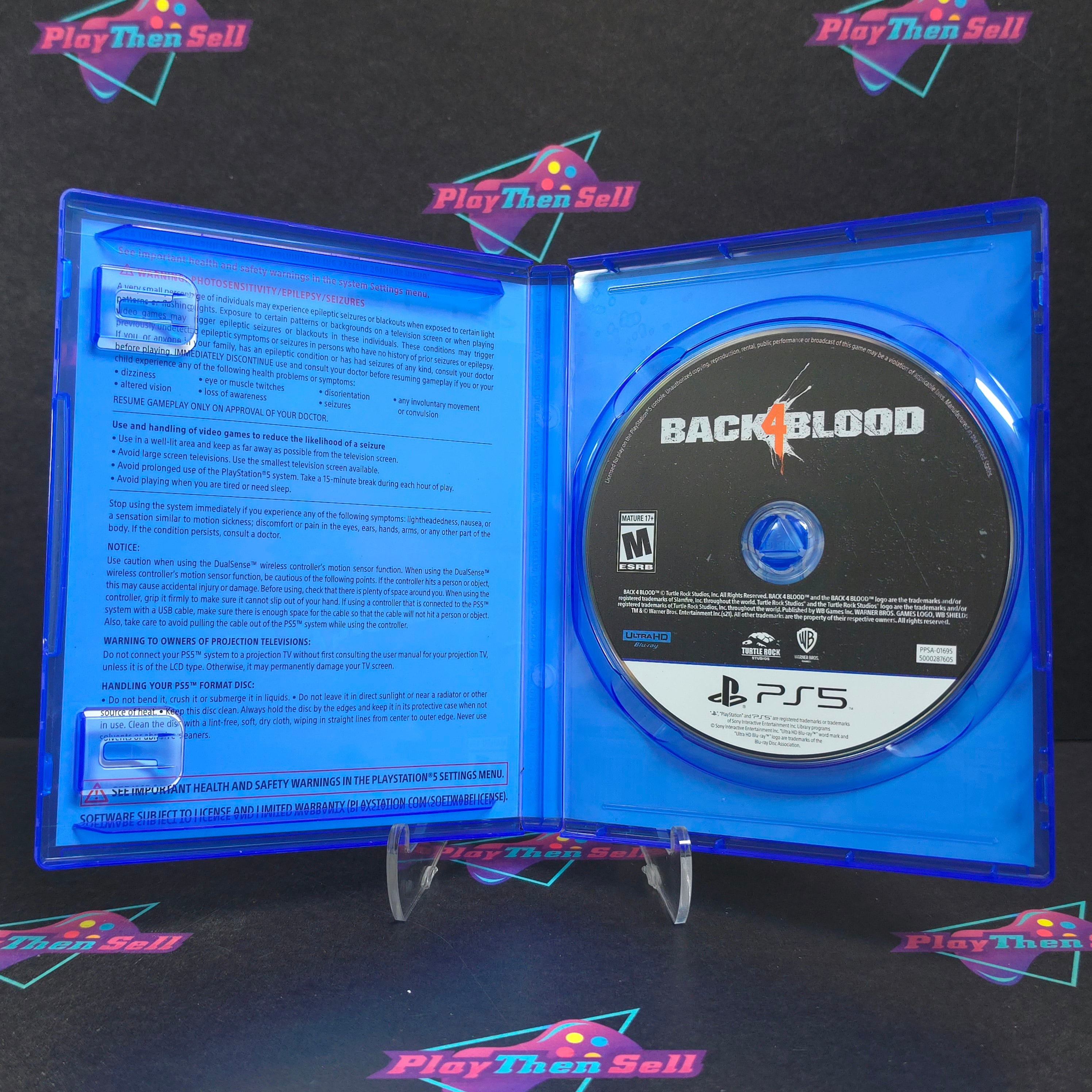 Back 4 Blood PS5 PlayStation 5 Complete - Excellent