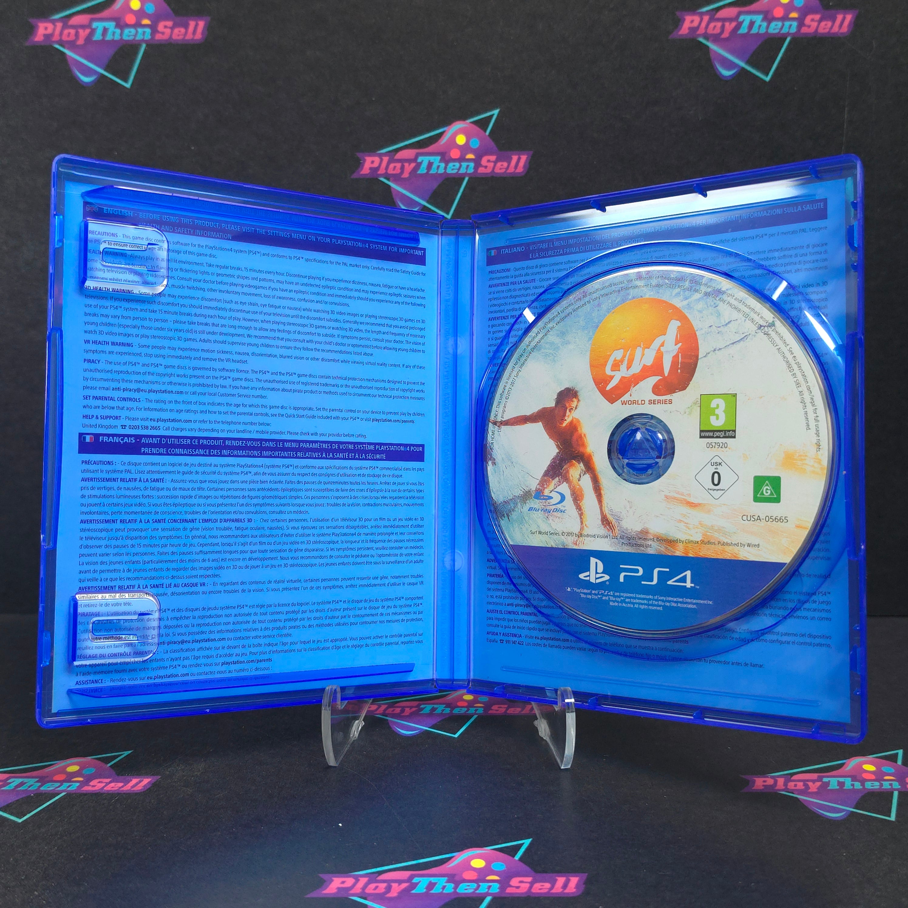 Surf World Series PS4 PlayStation 4 PAL Complete - Excellent