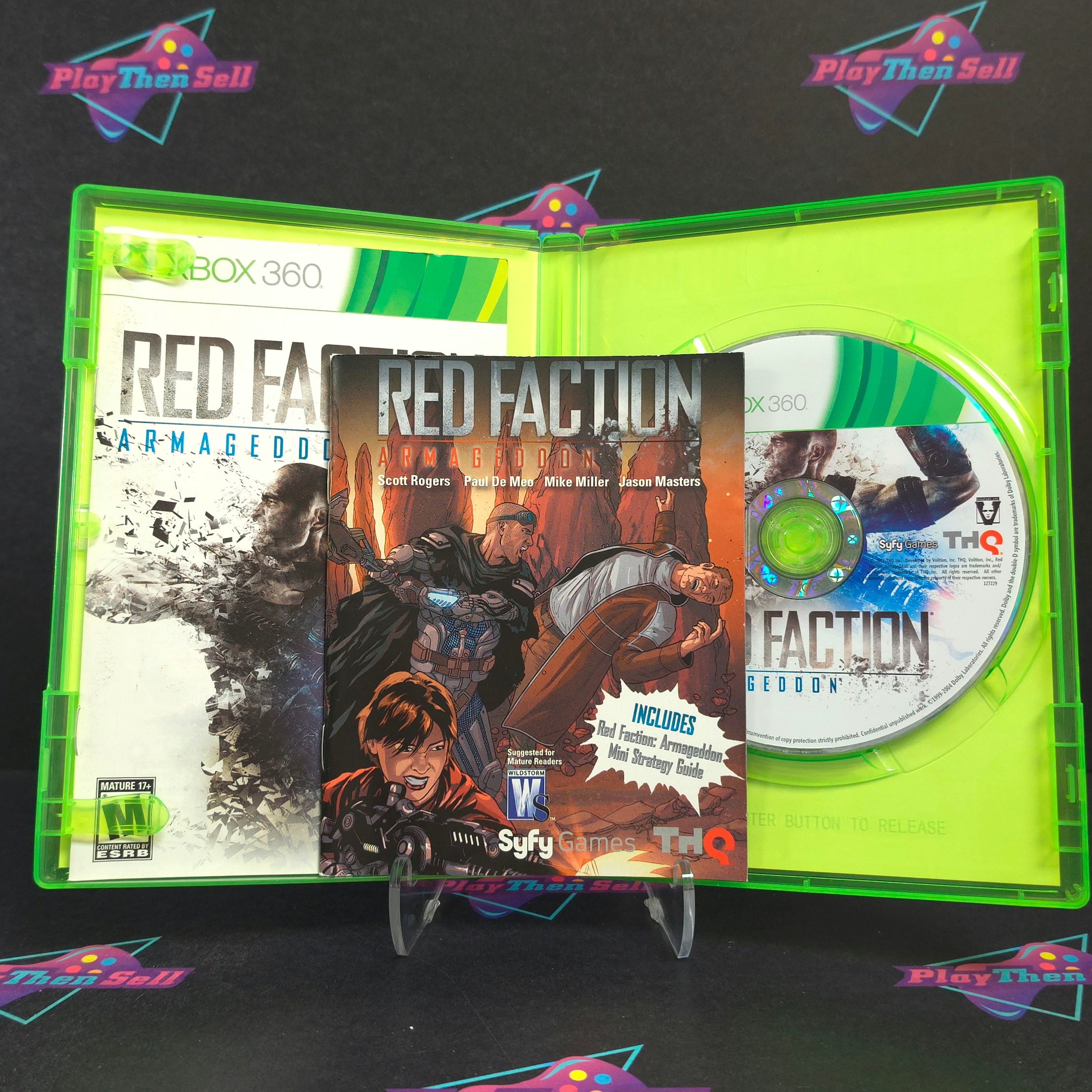 Red Faction Armageddon Xbox 360 + Comic Complete - Excellent