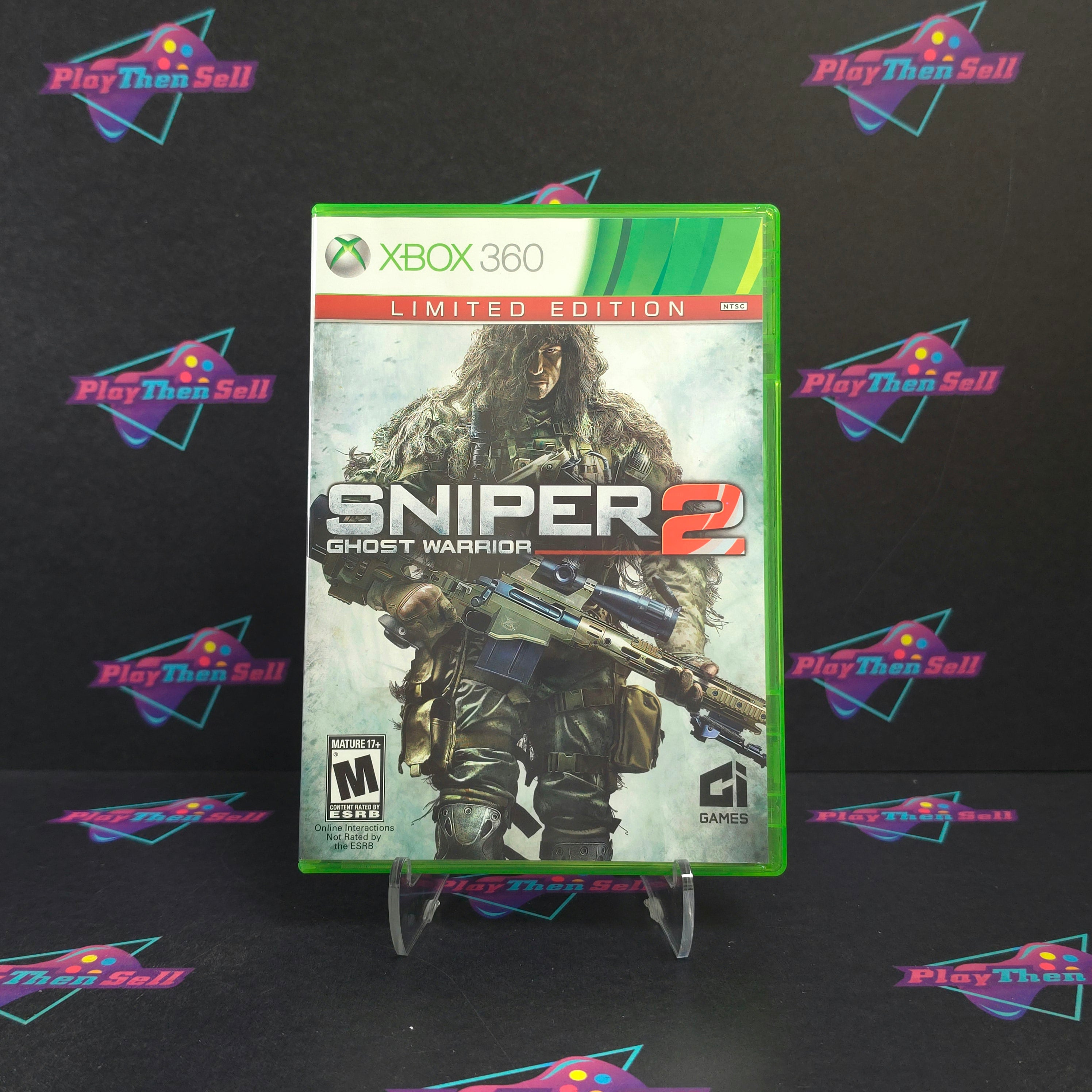 Sniper Ghost Warrior 2 Limited Edition Xbox 360 + Book Complete - Excellent