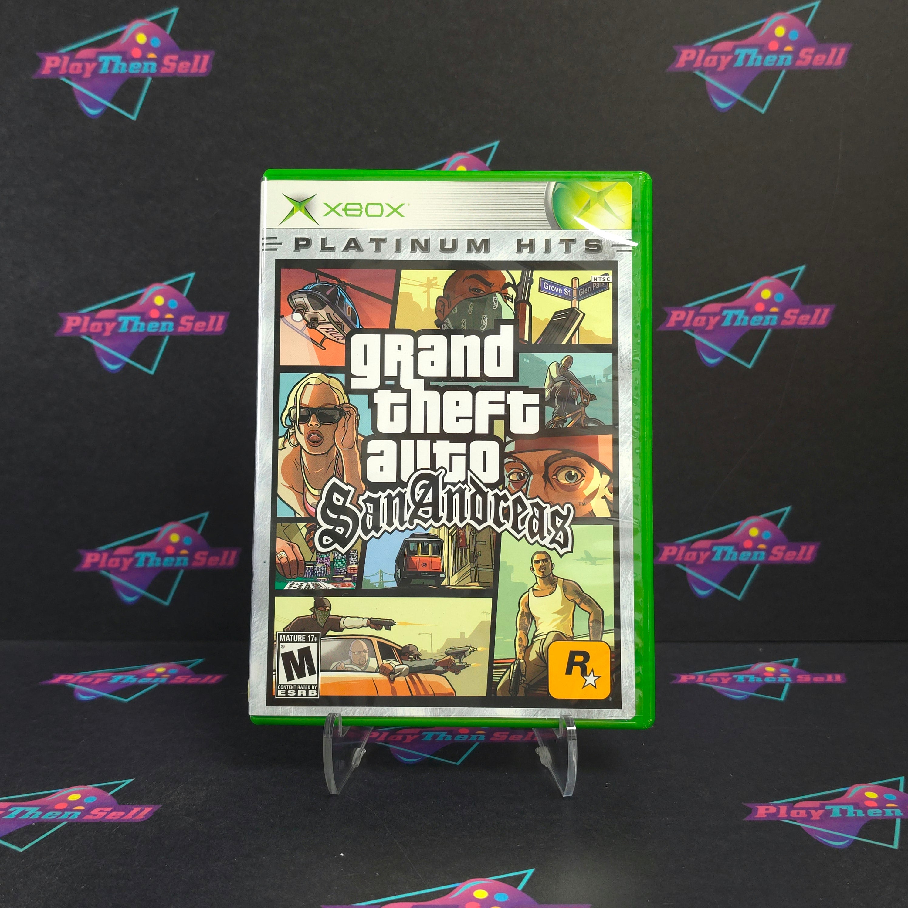 Grand Theft Auto San Andreas Xbox PH + Map Complete - Excellent