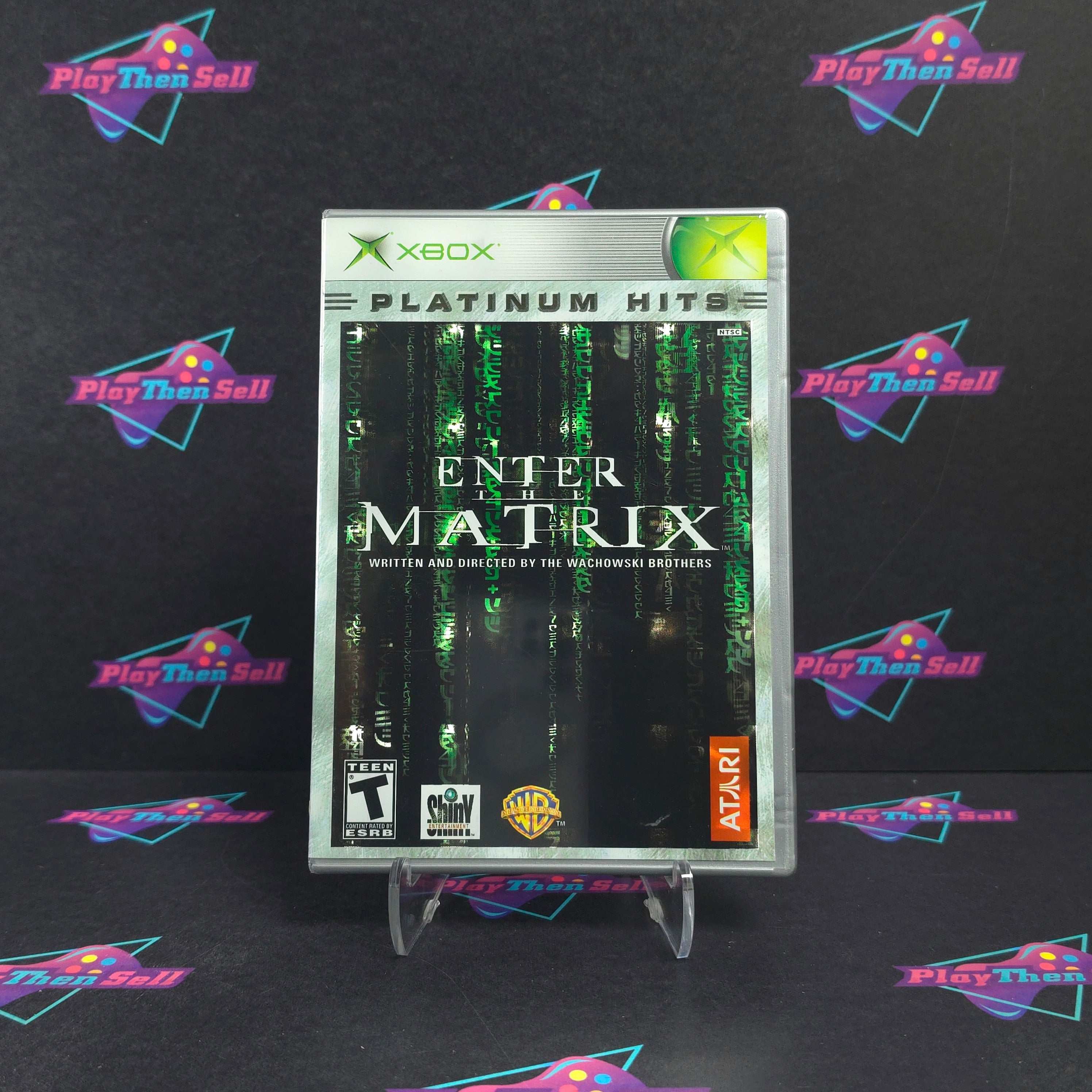 Enter the Matrix Xbox PH + Stickers Complete - Excellent
